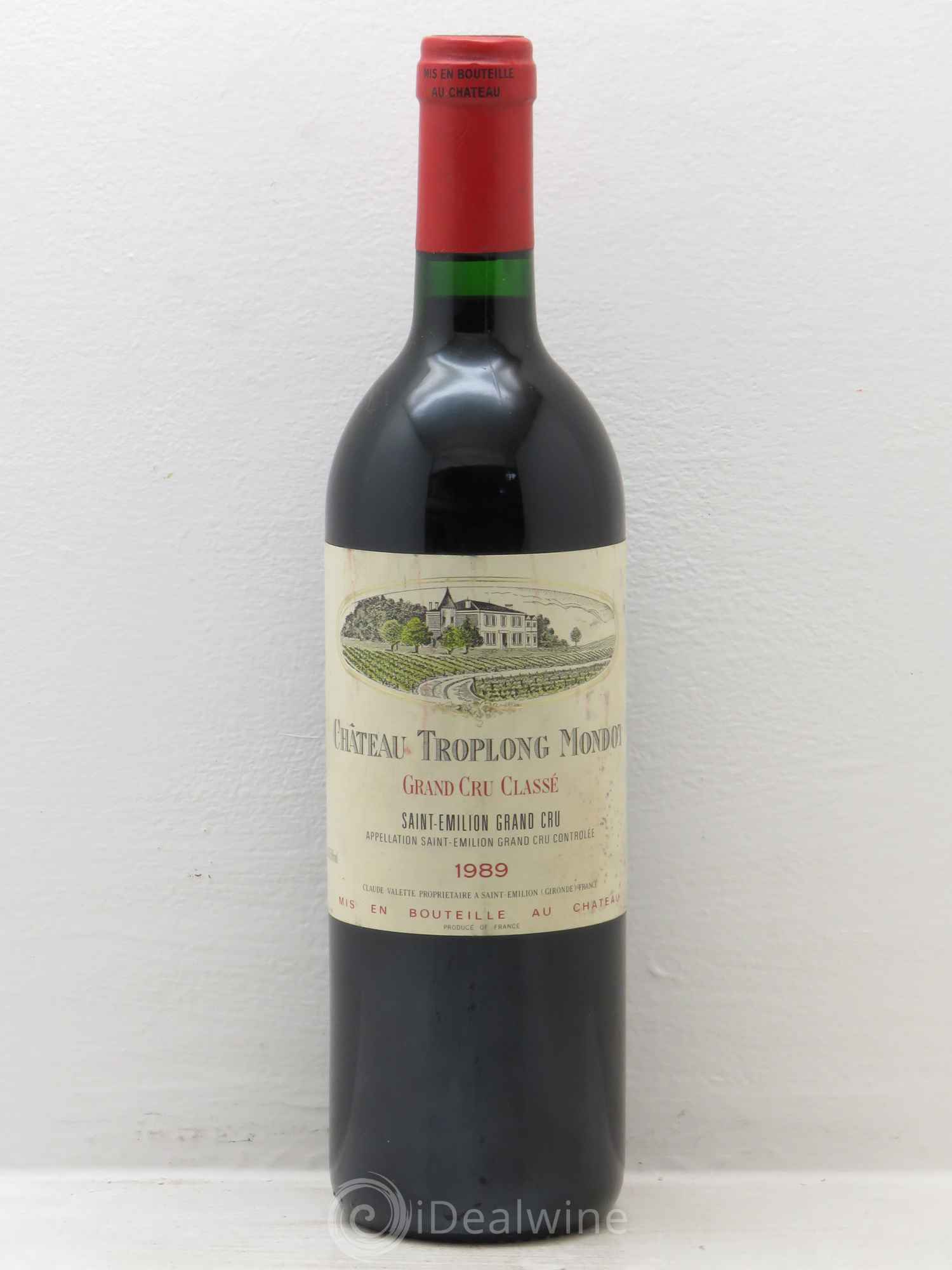 Château Troplong Mondot 1er Grand Cru Classé B 1989 - Lot de 1 bouteille - 0