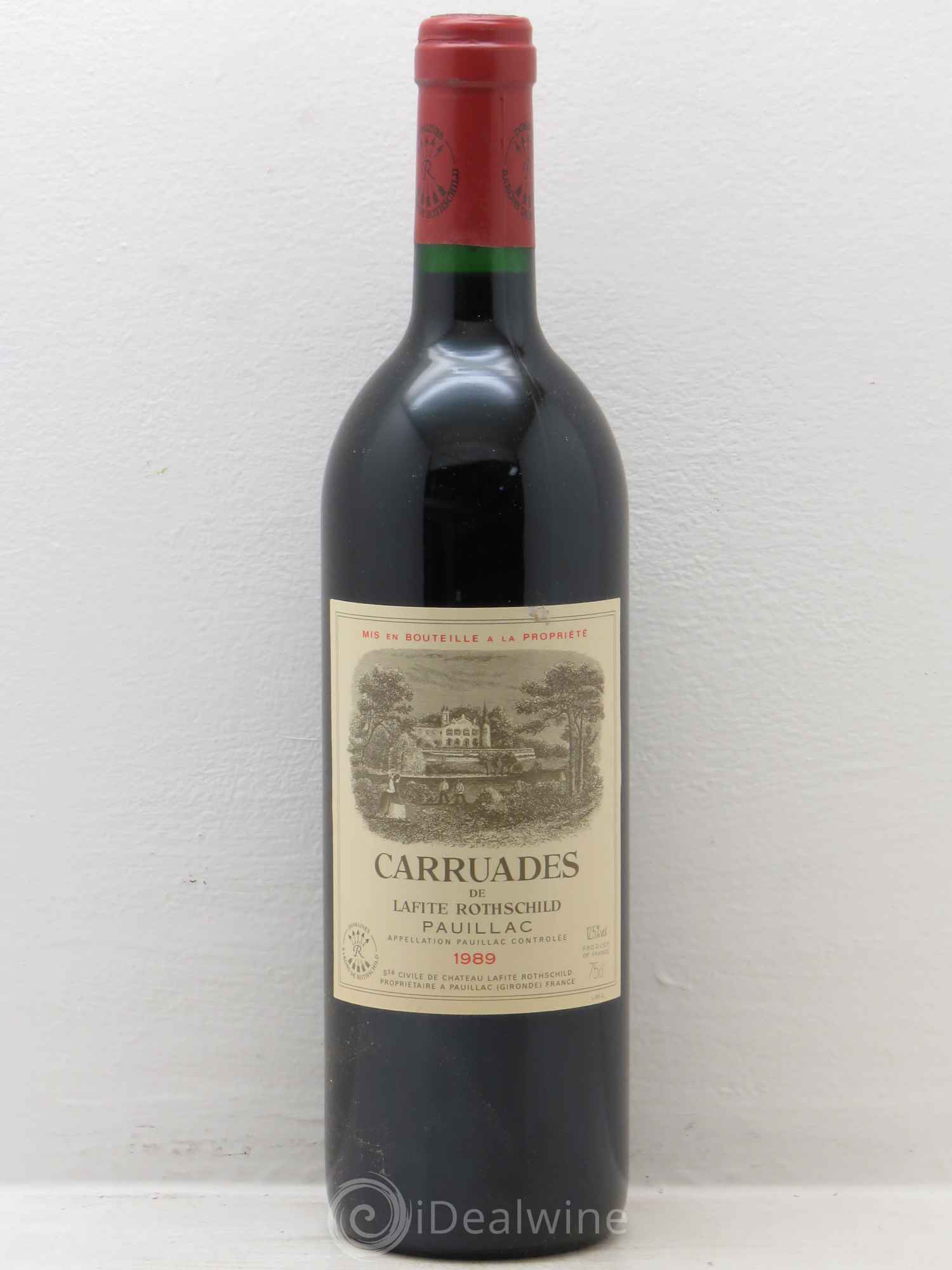 Carruades de Lafite Rothschild Second Vin 1989 - Lot de 1 bouteille - 0