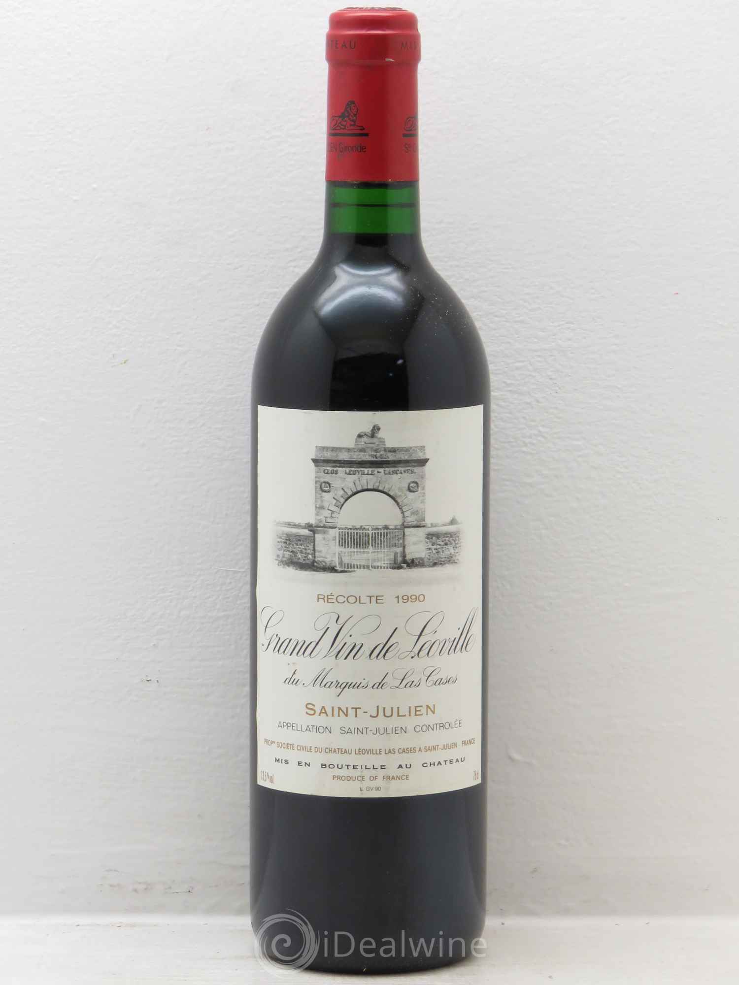 Château Léoville Las Cases 2ème Grand Cru Classé 1990 - Lot de 1 bouteille - 0