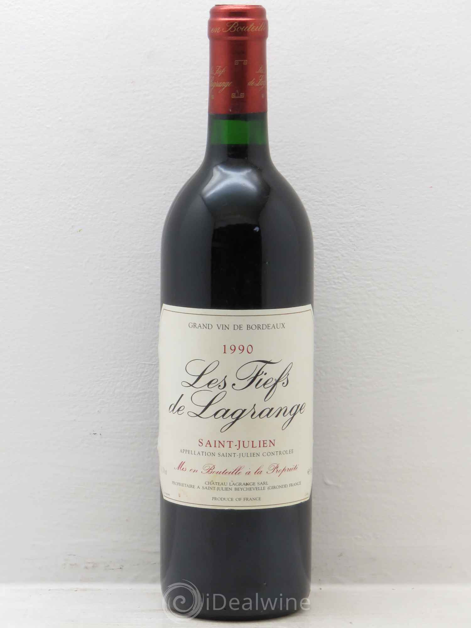 Les Fiefs de Lagrange Second Vin 1990 - Lot de 1 bouteille - 0