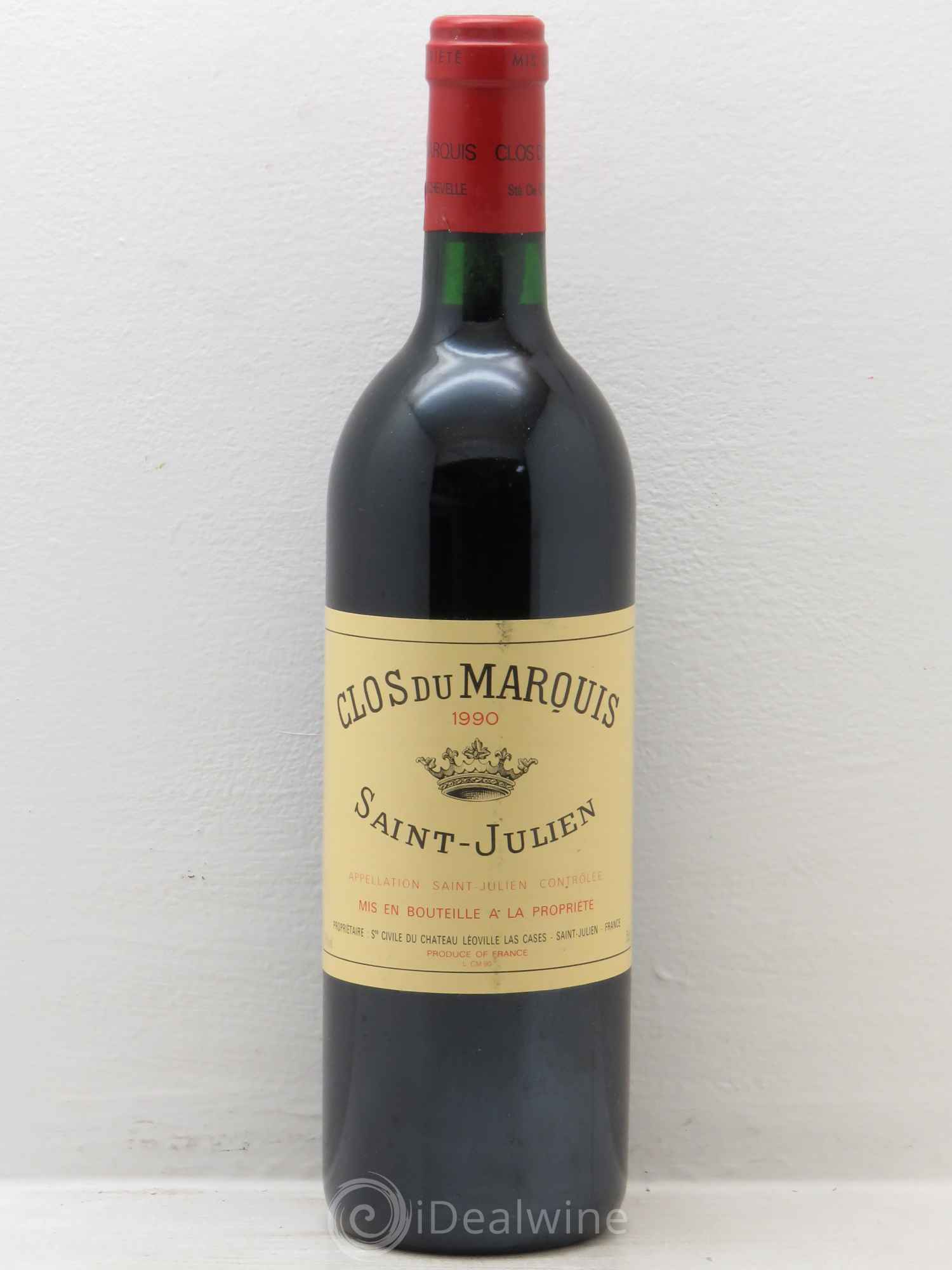 Clos du Marquis 1990 - Lot de 1 bouteille - 0