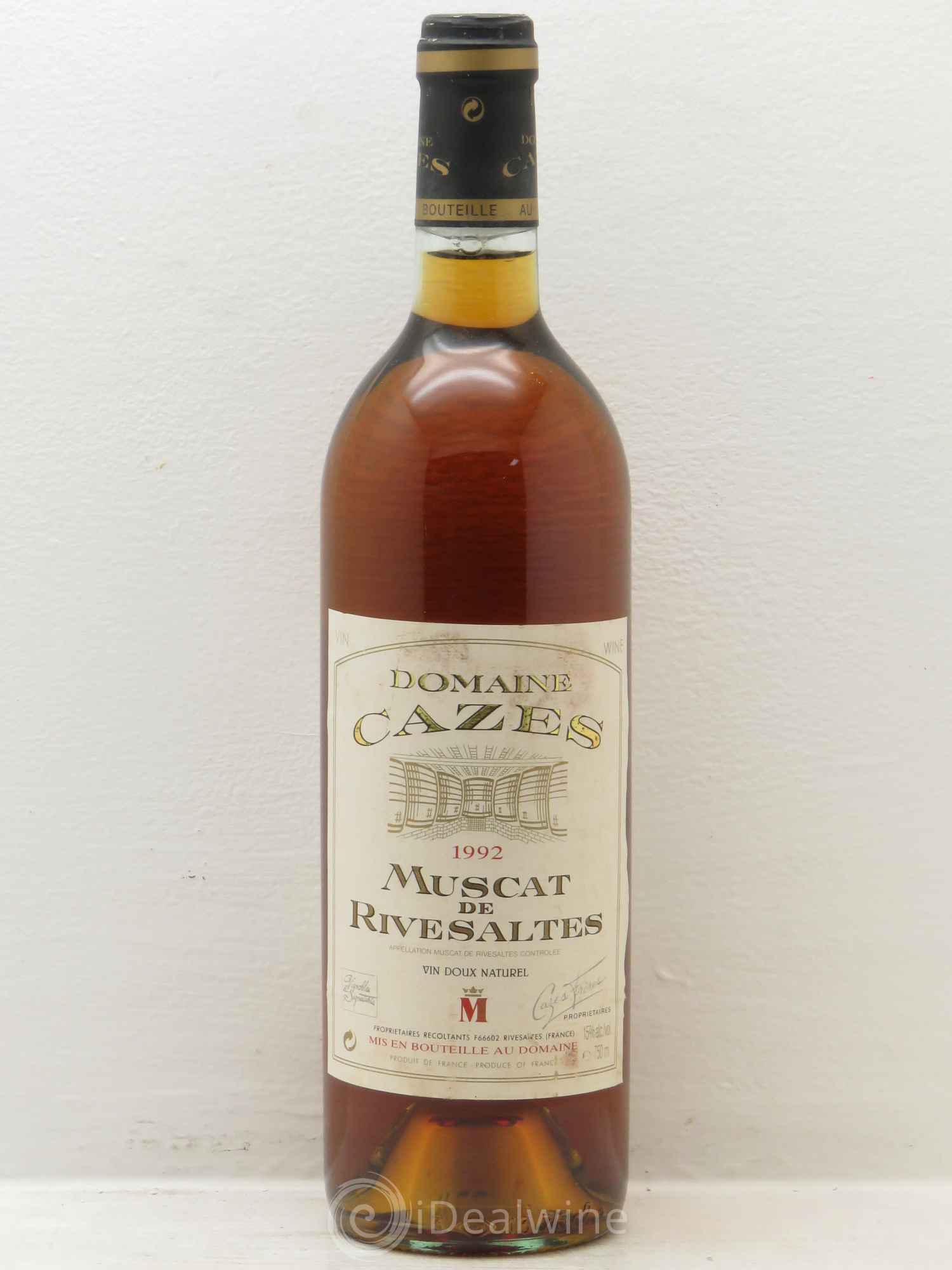 Muscat de Rivesaltes 1992 - Posten von 1 Flasche - 0