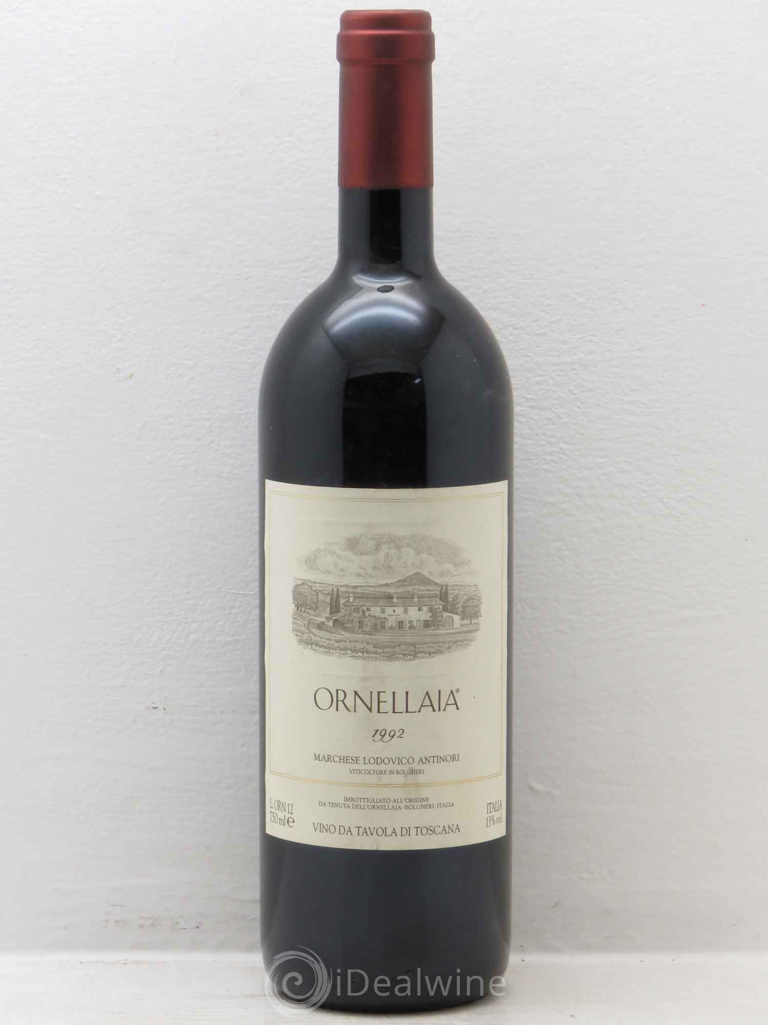 Italie Ornellaia Antinori 1992 - Posten von 1 Flasche - 0