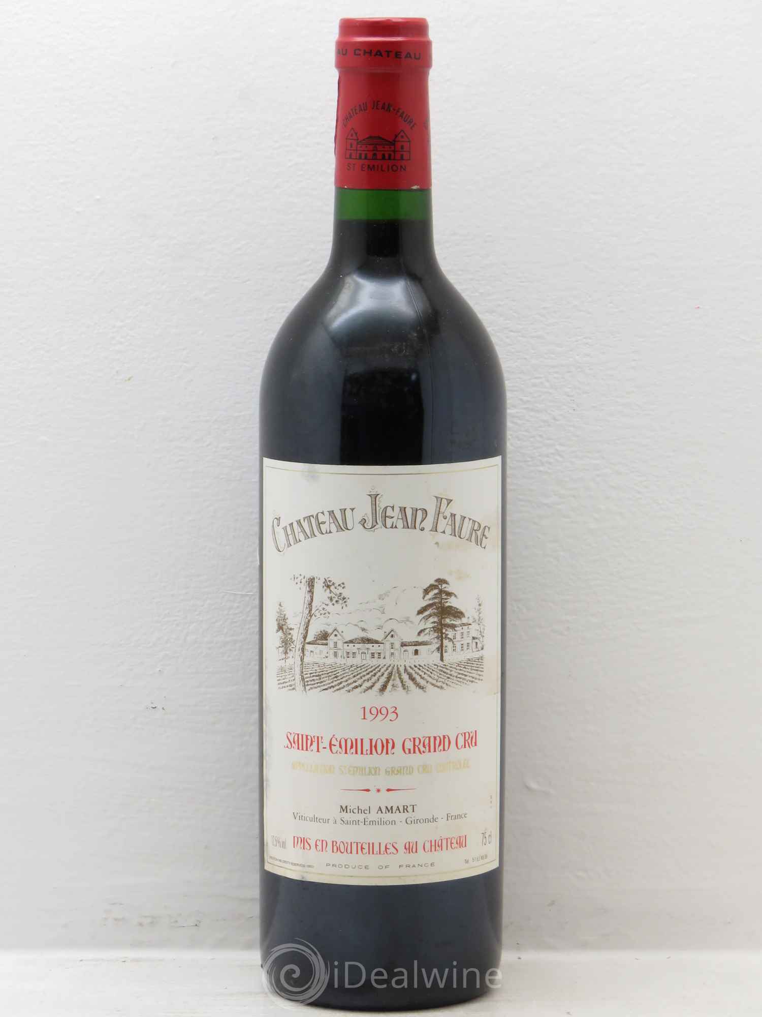 Château Jean Faure Grand Cru Classé 1993 - Lot de 1 bouteille - 0