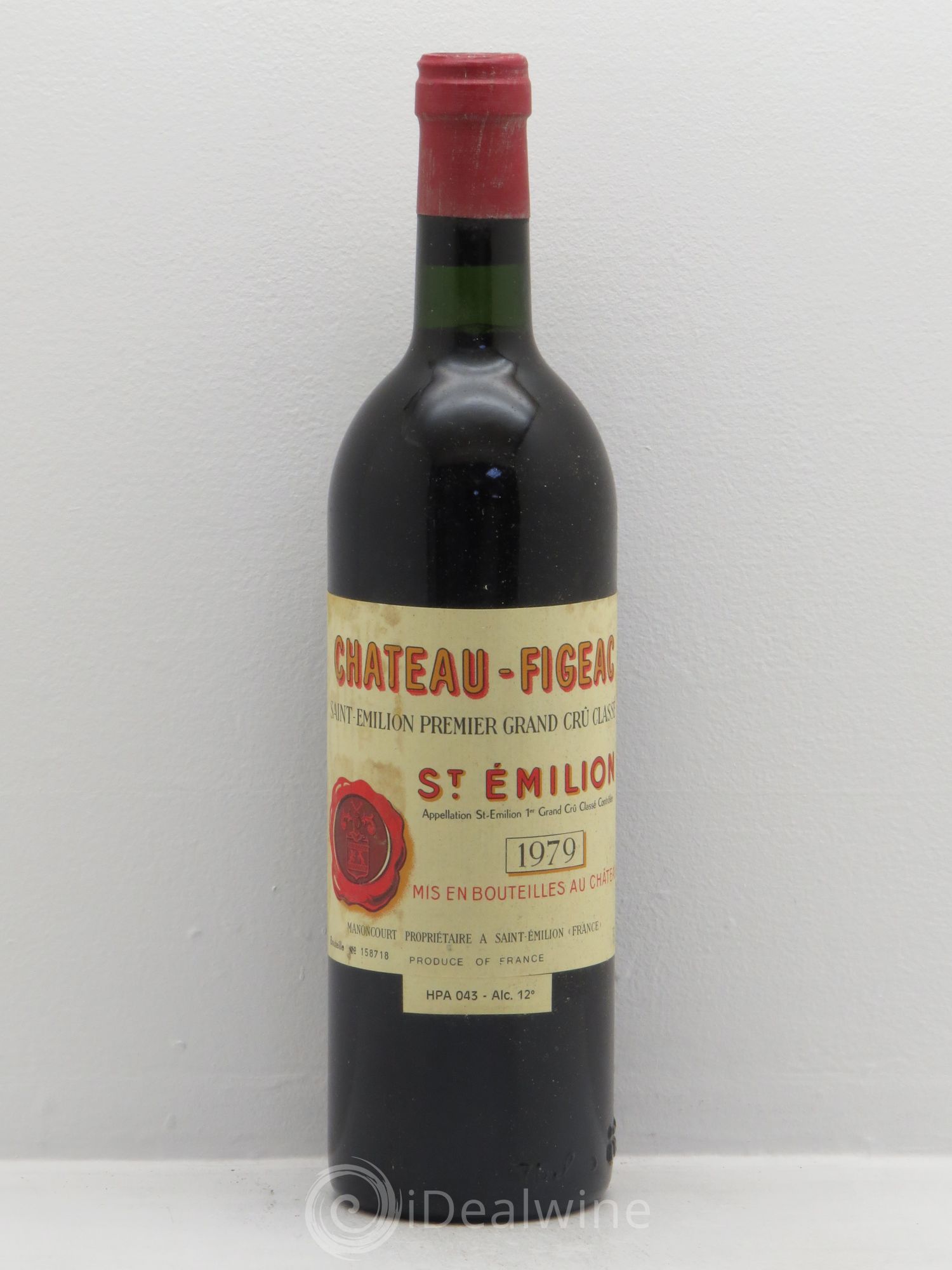Château Figeac 1er Grand Cru Classé A (sans prix de réserve) 1979 - Lot de 1 bouteille - 0