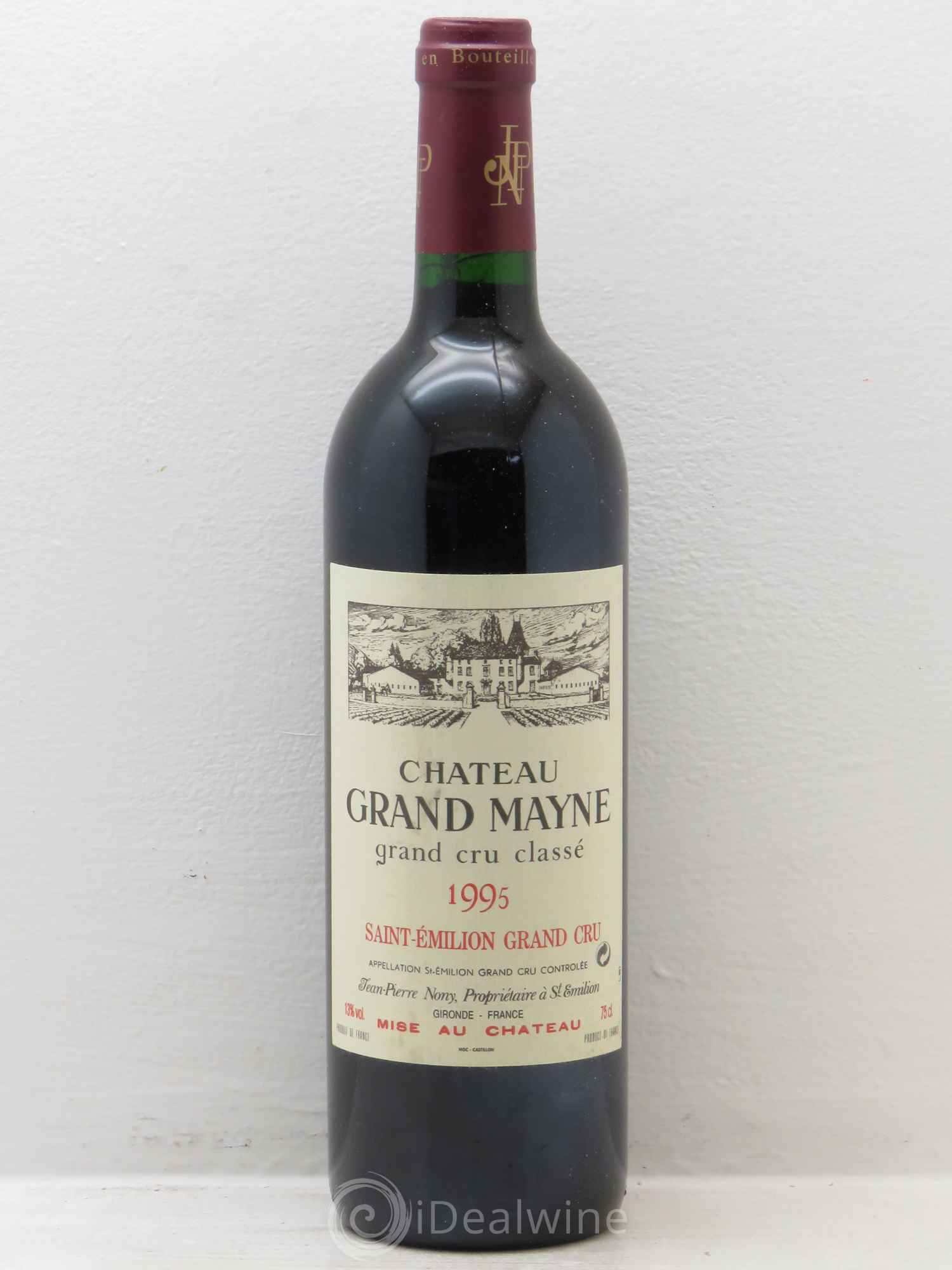 Château Grand Mayne Grand Cru Classé 1995 - Lot de 1 bouteille - 0
