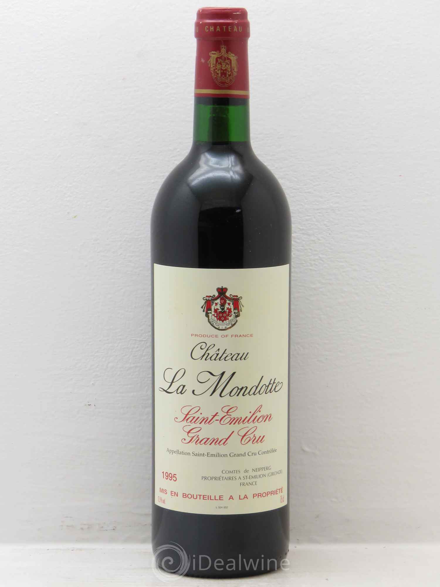 La Mondotte 1er Grand Cru Classé B depuis 2012 1995 - Lot de 1 bouteille - 0