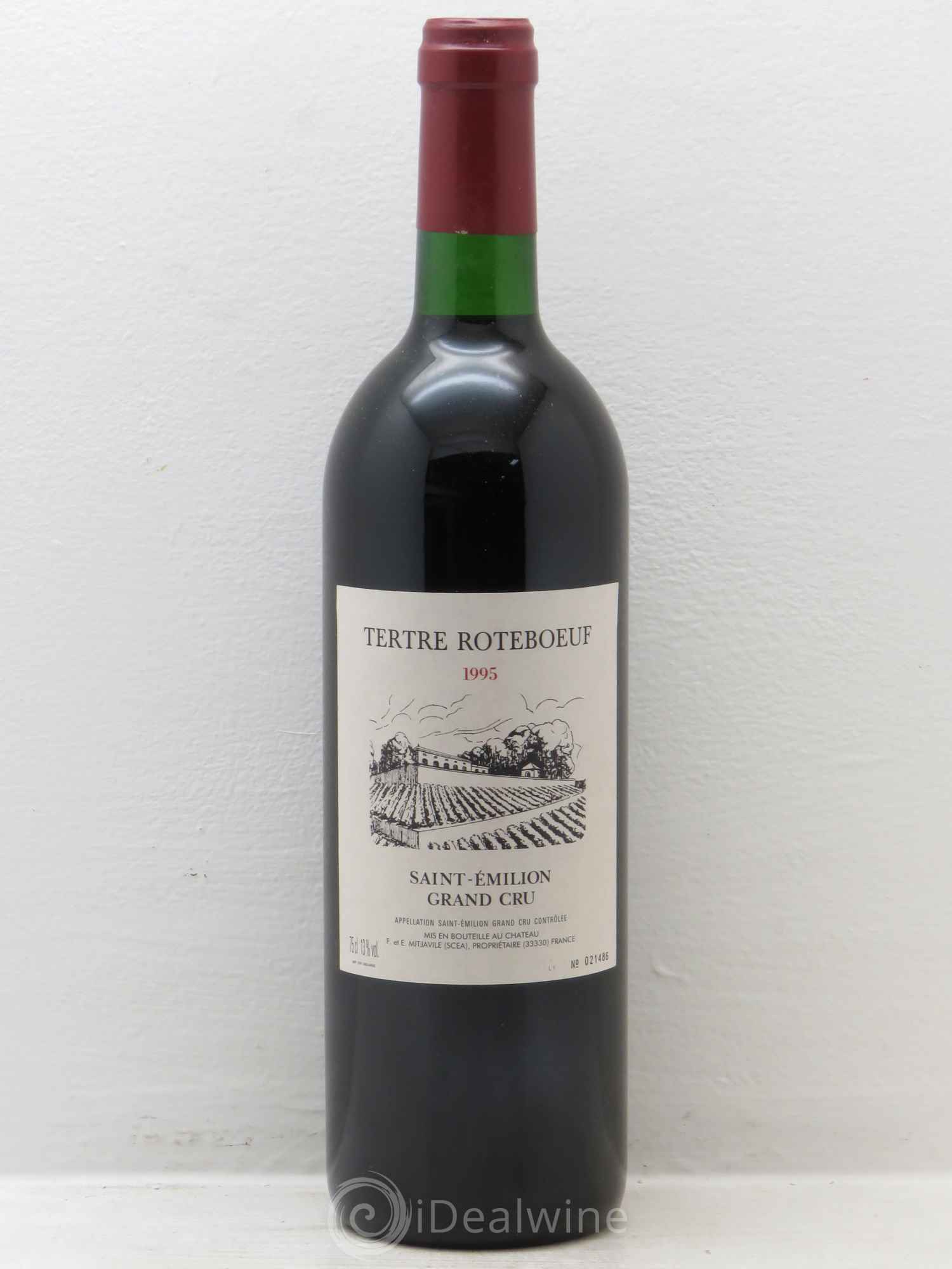 Château Tertre Roteboeuf 1995 - Lot de 1 bouteille - 0