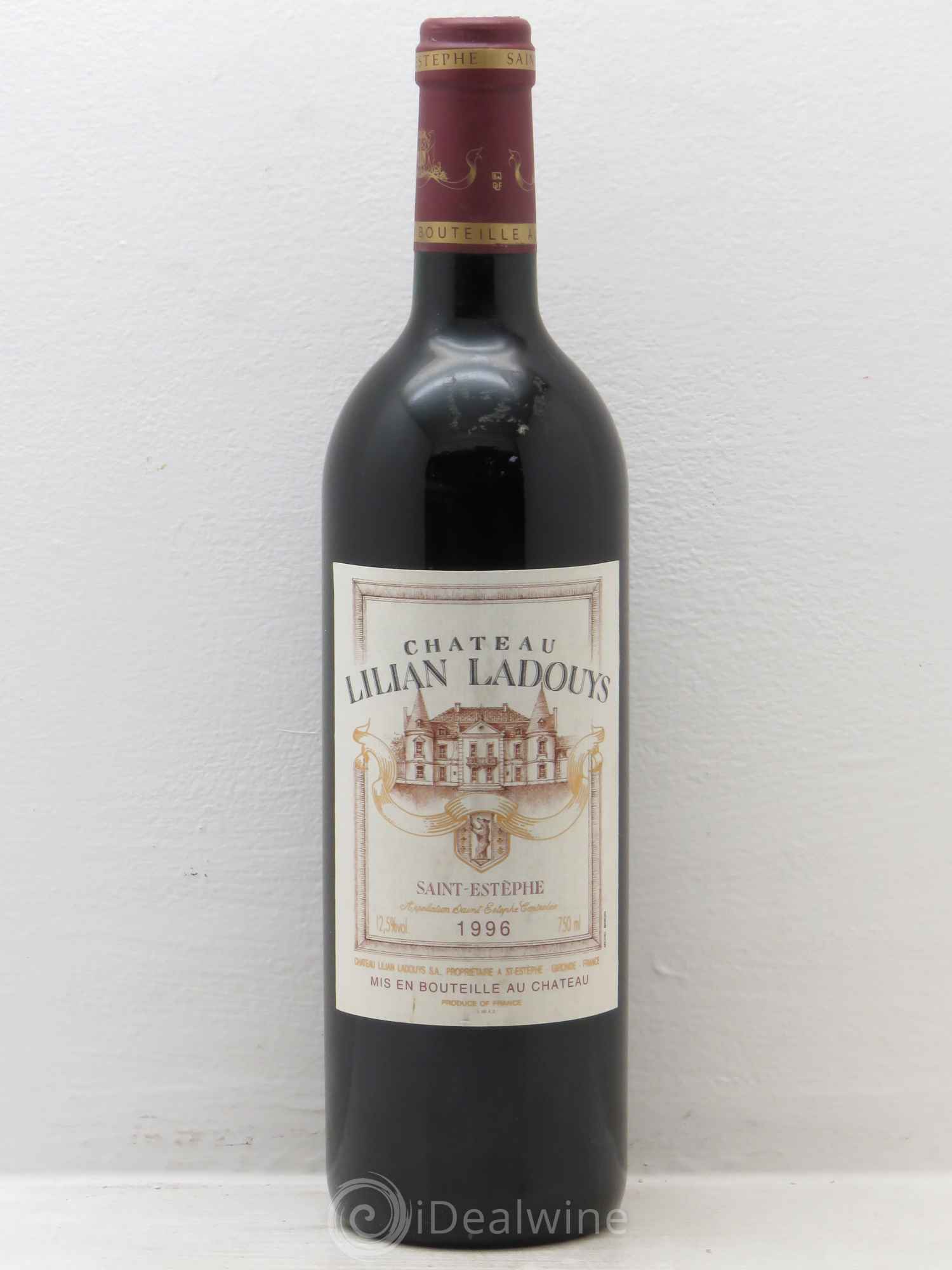 Château Lilian Ladouys Cru Bourgeois 1996 - Lot de 1 bouteille - 0