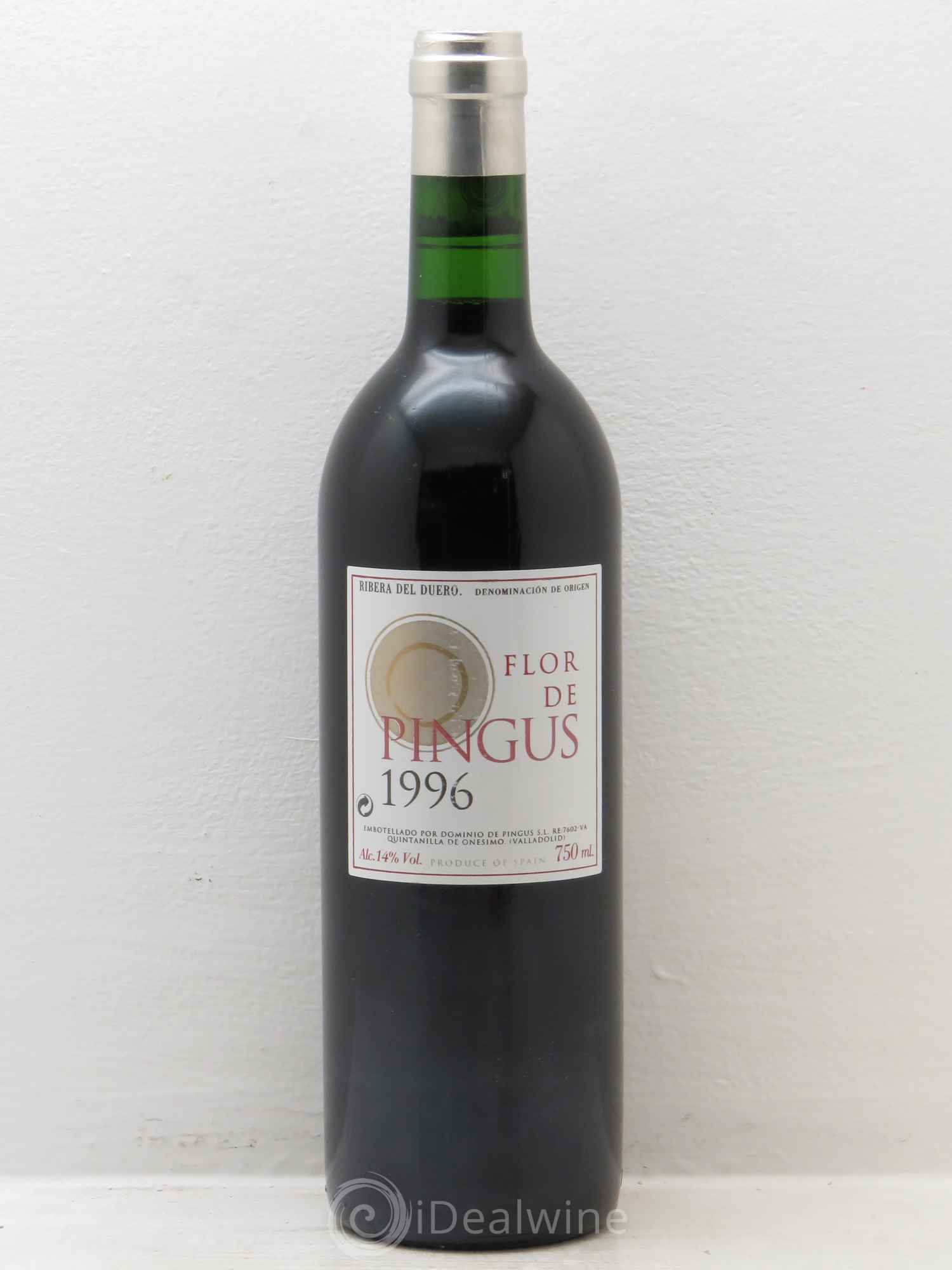 Ribera Del Duero Flor de Pingus Dominio de Pingus - Peter Sisseck 1996 - Lot de 1 bouteille - 0