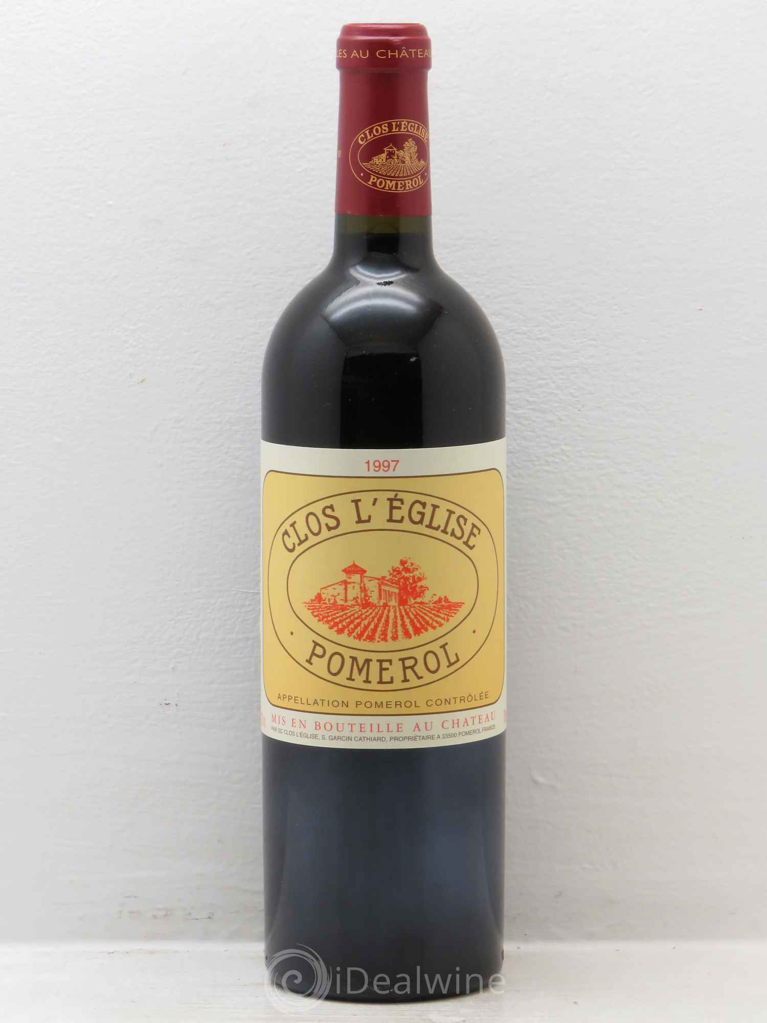 Pomerol Clos de L'Eglise 1997 - Lot de 1 bouteille - 0