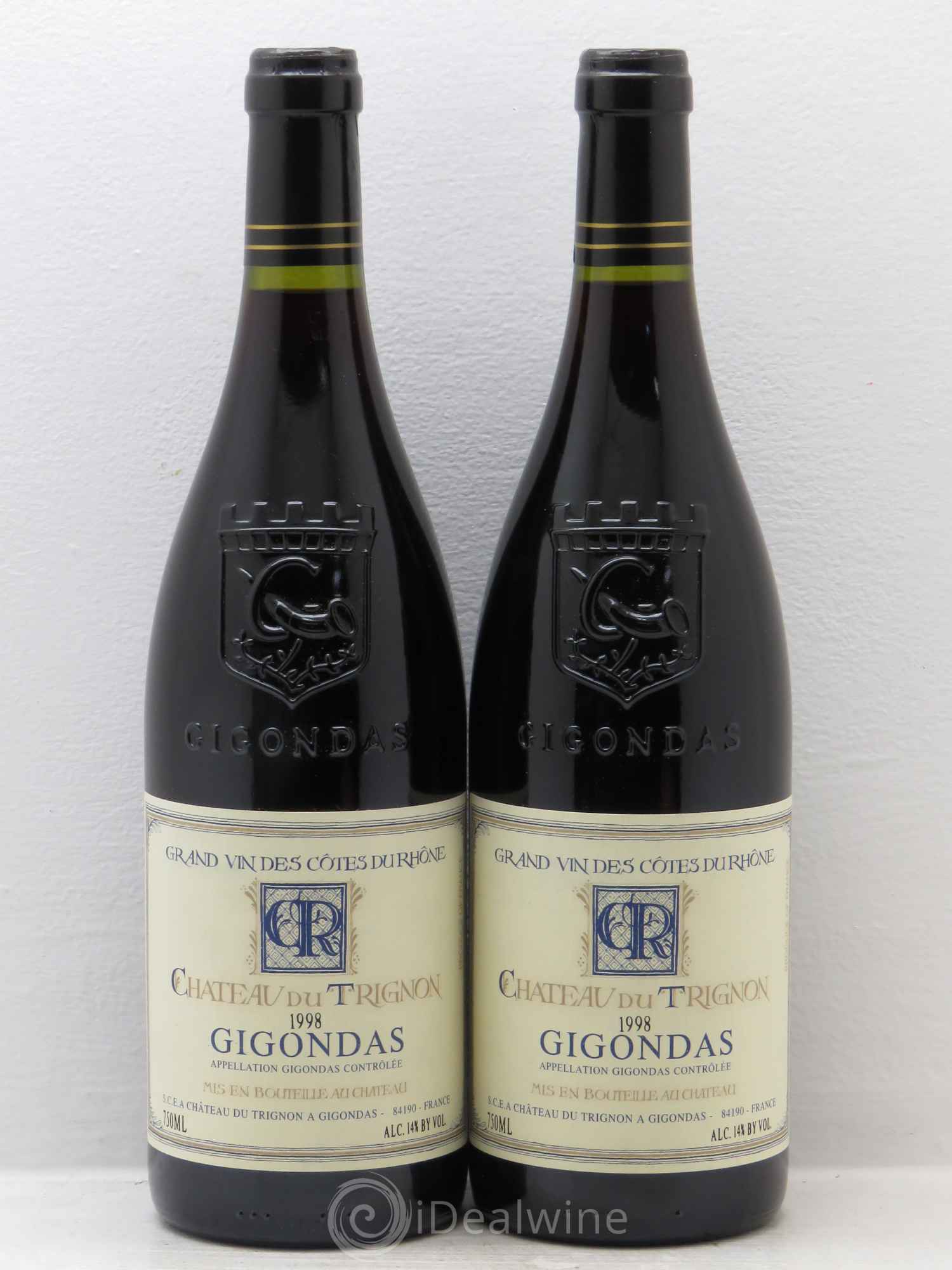 Gigondas 1998 - Lot de 2 bouteilles - 0