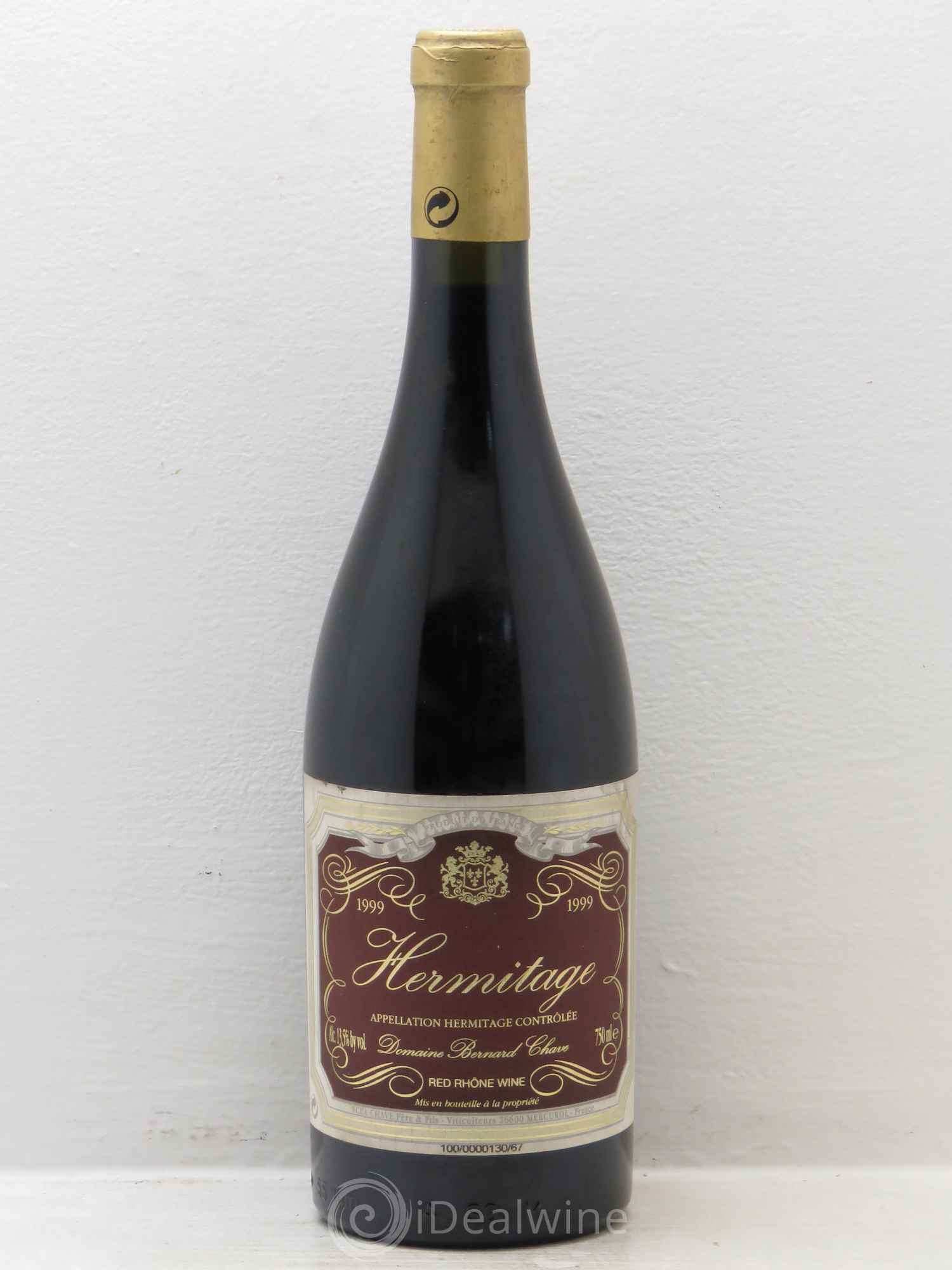 Hermitage Domaine B.Chave 1999 - Posten von 1 Flasche - 0