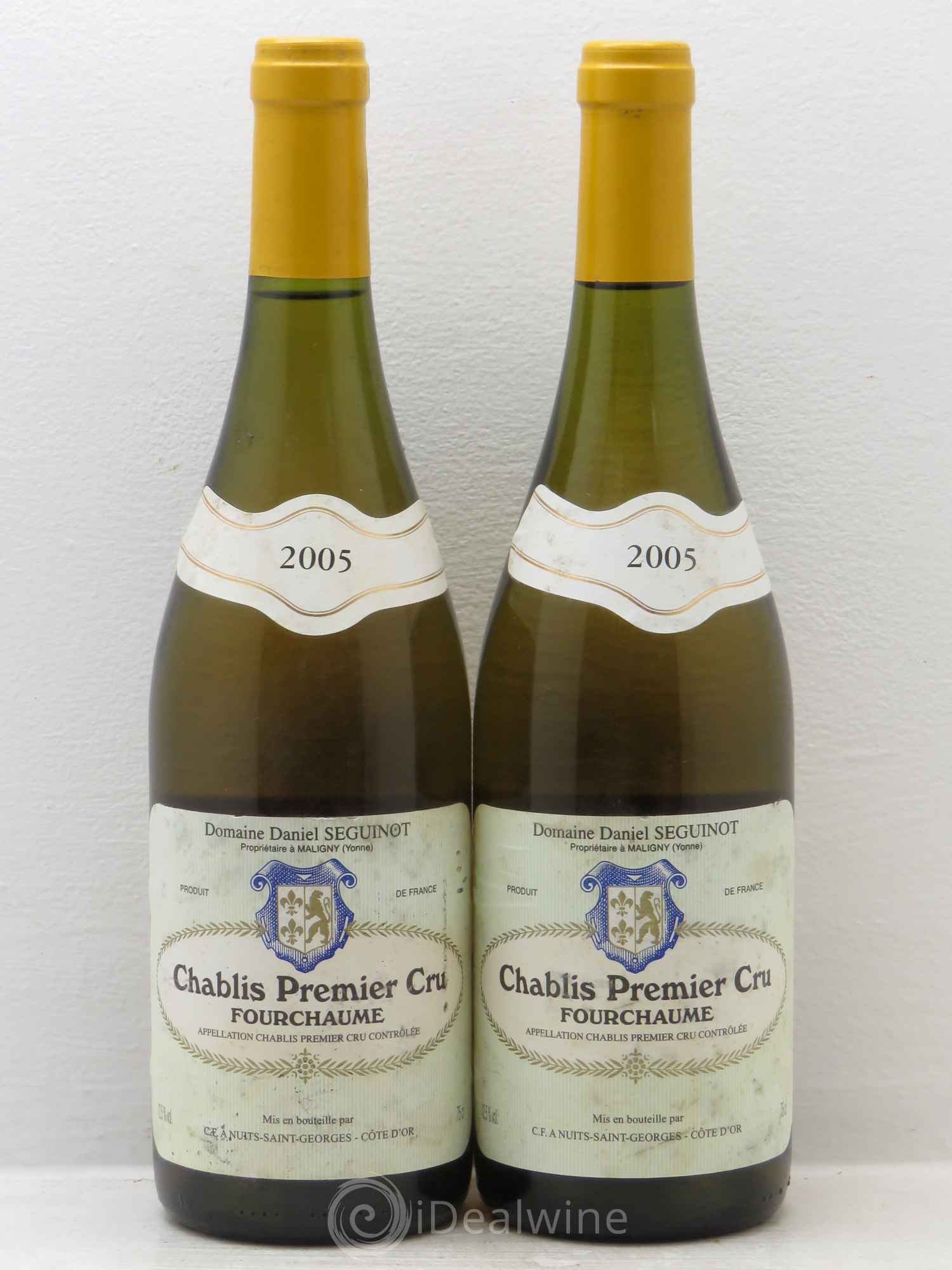 Chablis 1er Cru D.Séguinot 2005 - Posten von 2 Flaschen - 0