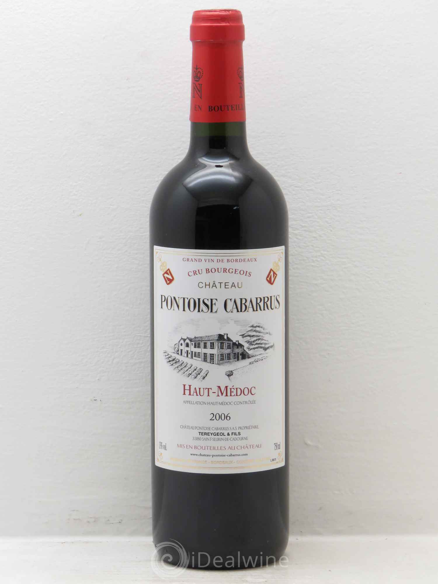 Château Pontoise Cabarrus Cru Bourgeois 2006 - Lot de 1 bouteille - 0