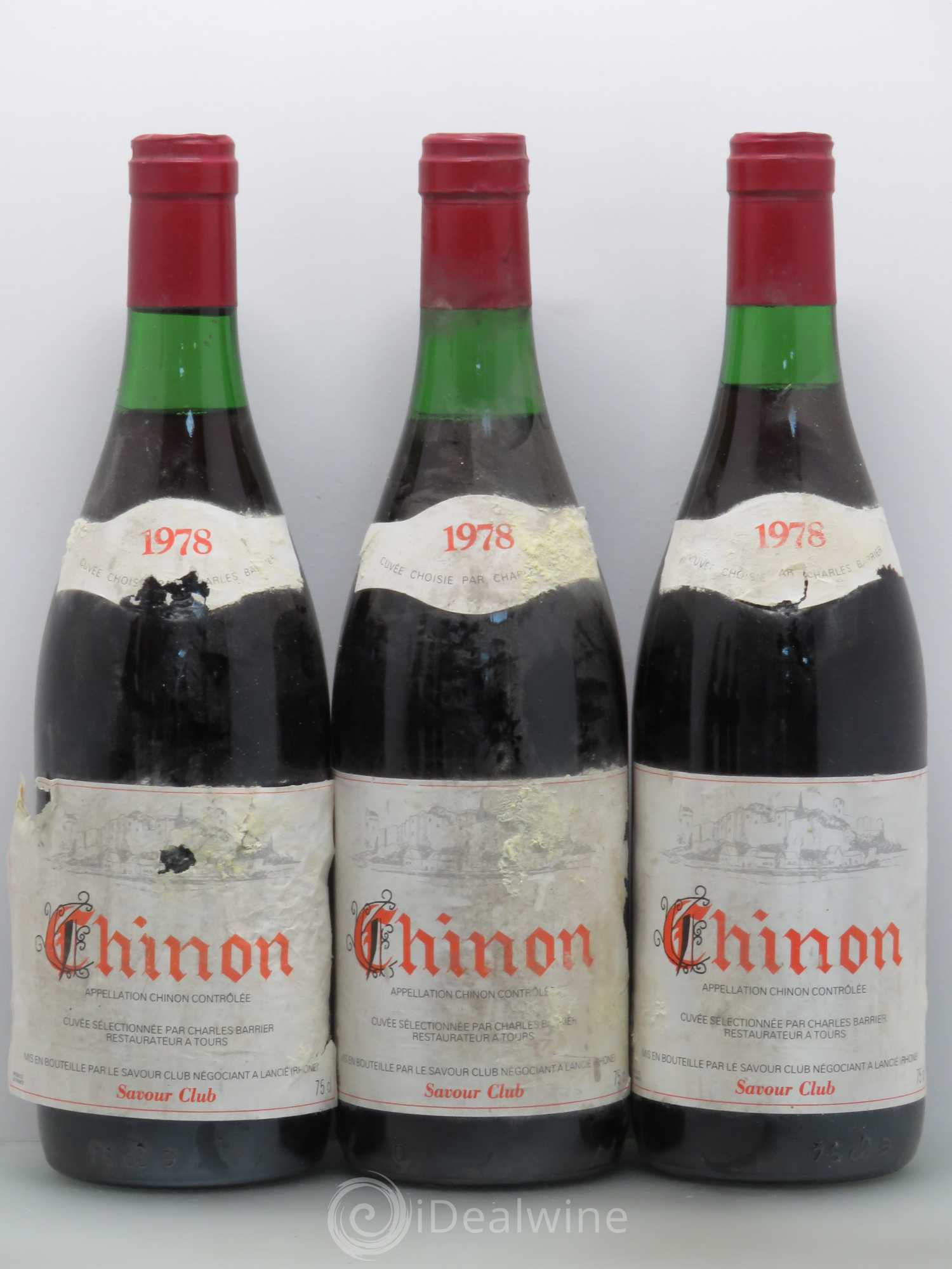 Chinon Savour Club (sans prix de reserve) 1978 - Posten von 6 Flaschen - 1