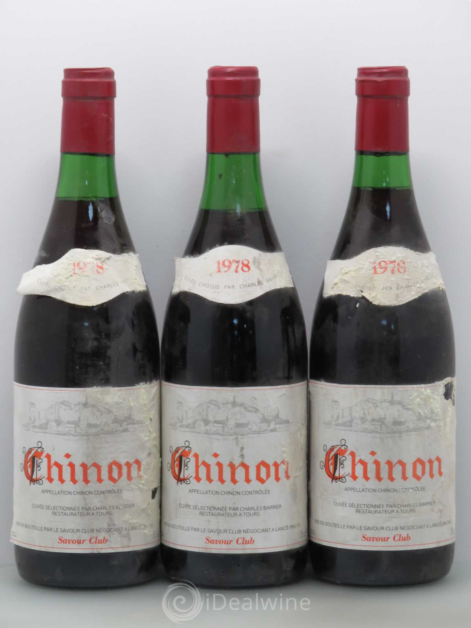 Chinon Savour Club (sans prix de reserve) 1978 - Posten von 6 Flaschen - 2