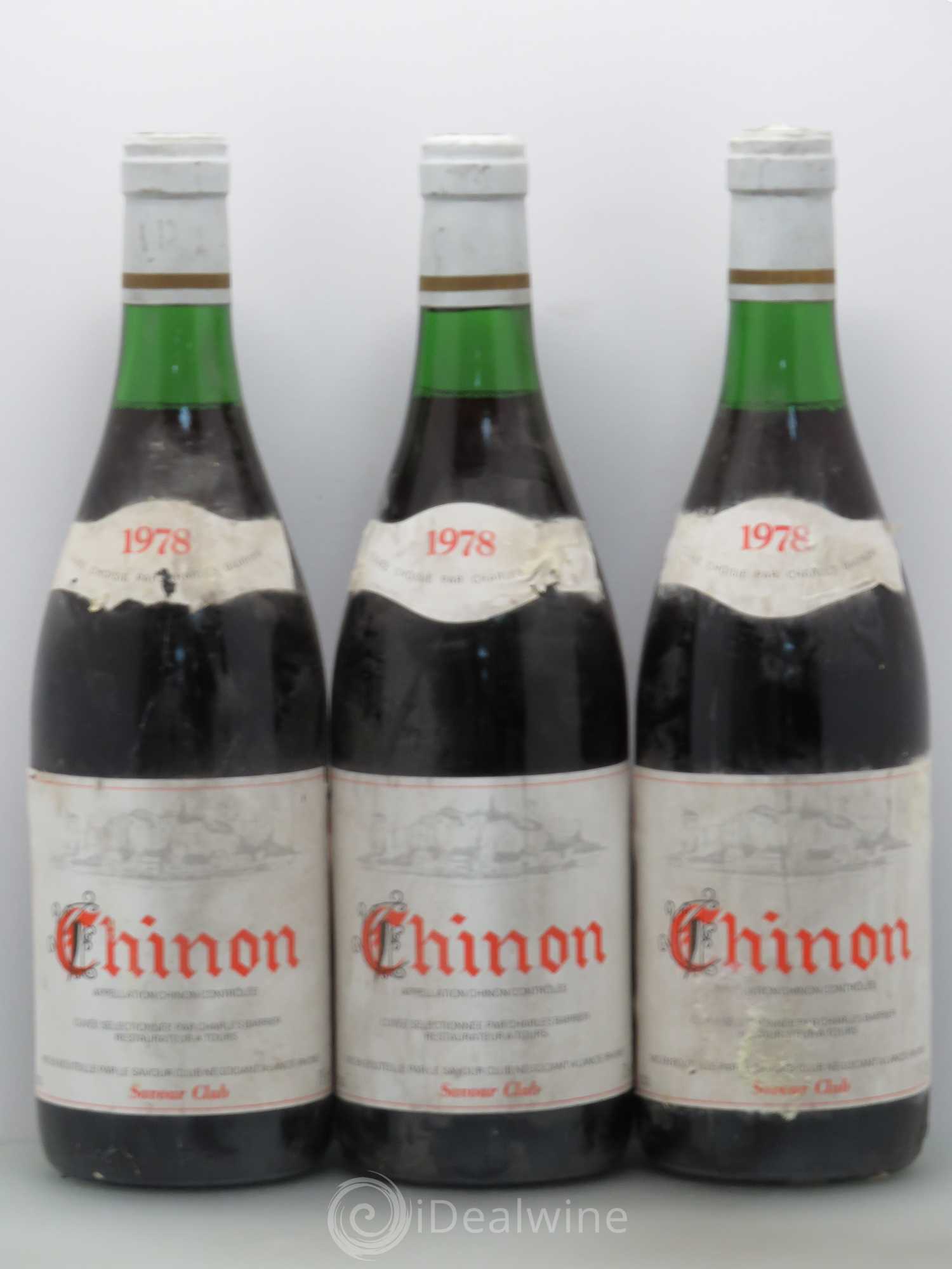 Chinon Savour Club (sans prix de reserve) 1978 - Posten von 3 Flaschen - 0