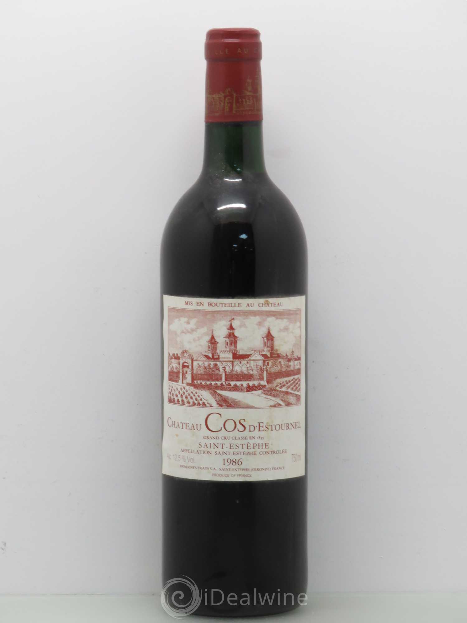 Cos d'Estournel 2ème Grand Cru Classé (sans prix de reserve) 1986 - Lot de 1 bouteille - 0