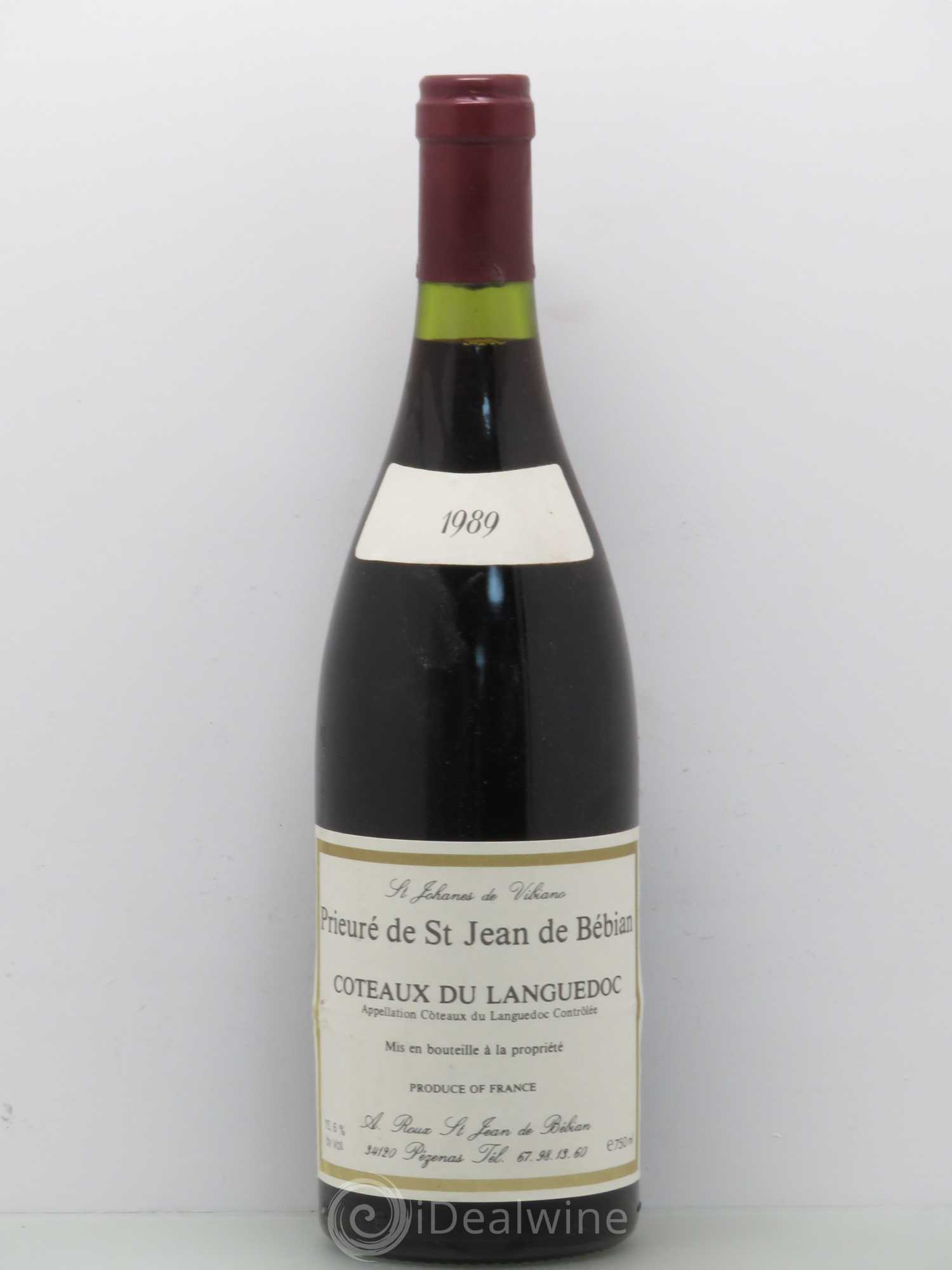 Languedoc Prieuré St-Jean de Bébian (sans prix de reserve) 1989 - Lot de 1 bouteille - 0