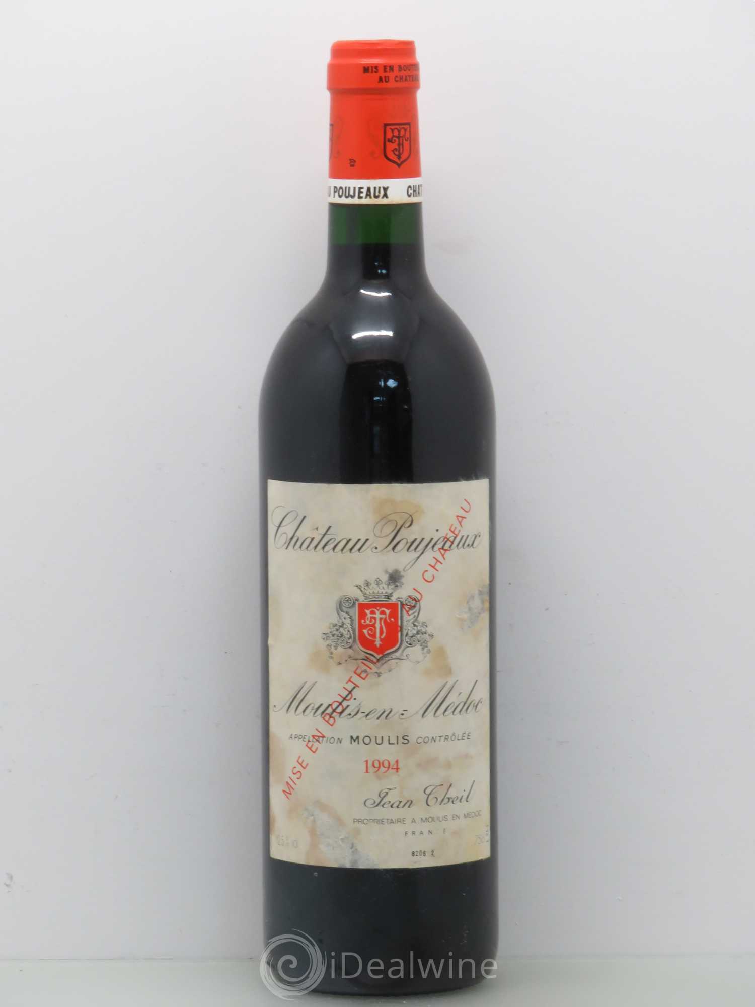 Château Poujeaux 1994 - Posten von 1 Flasche - 0