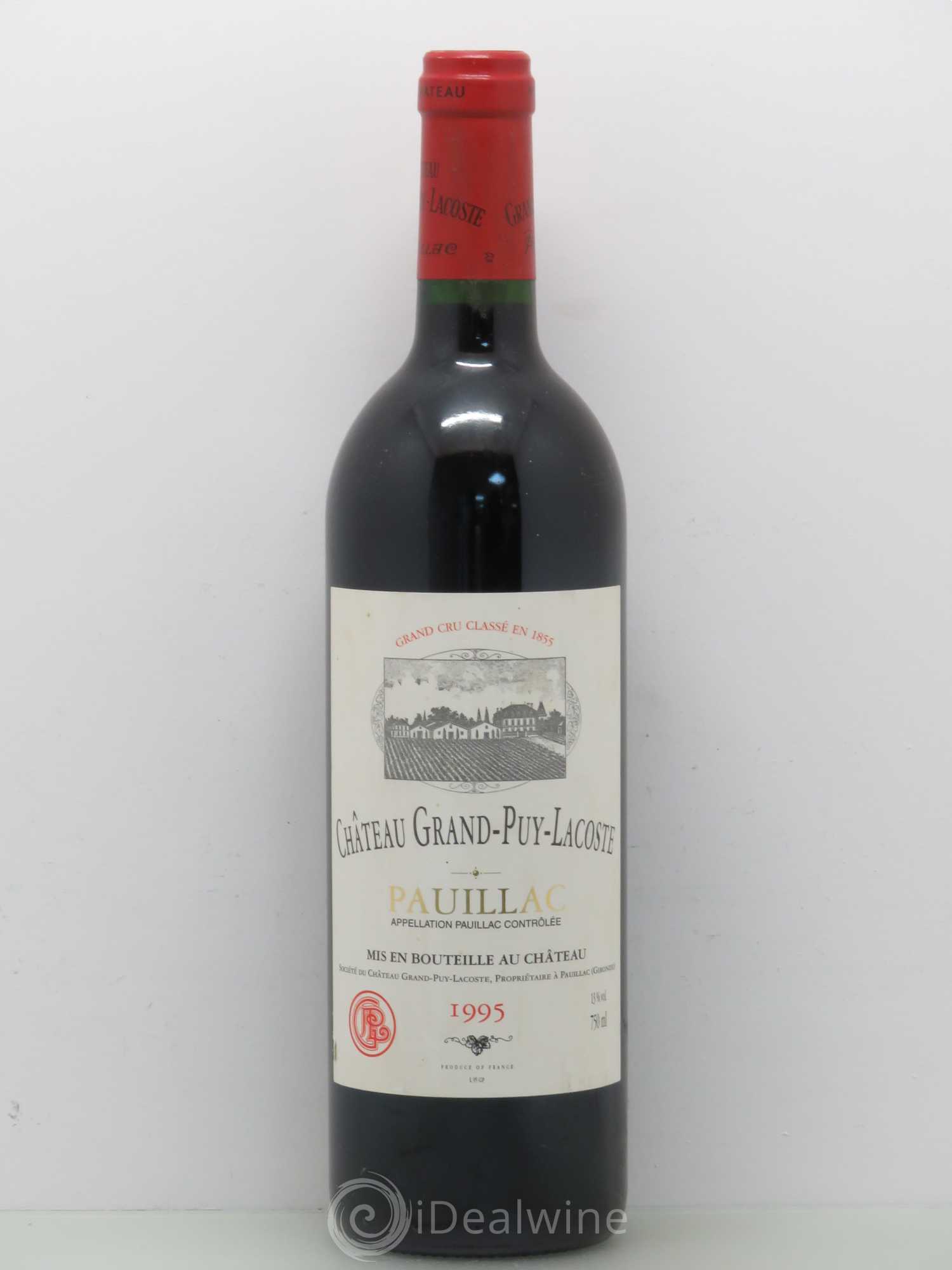 Château Grand Puy Lacoste 5ème Grand Cru Classé (sans prix de reserve) 1995 - Lot de 1 bouteille - 0
