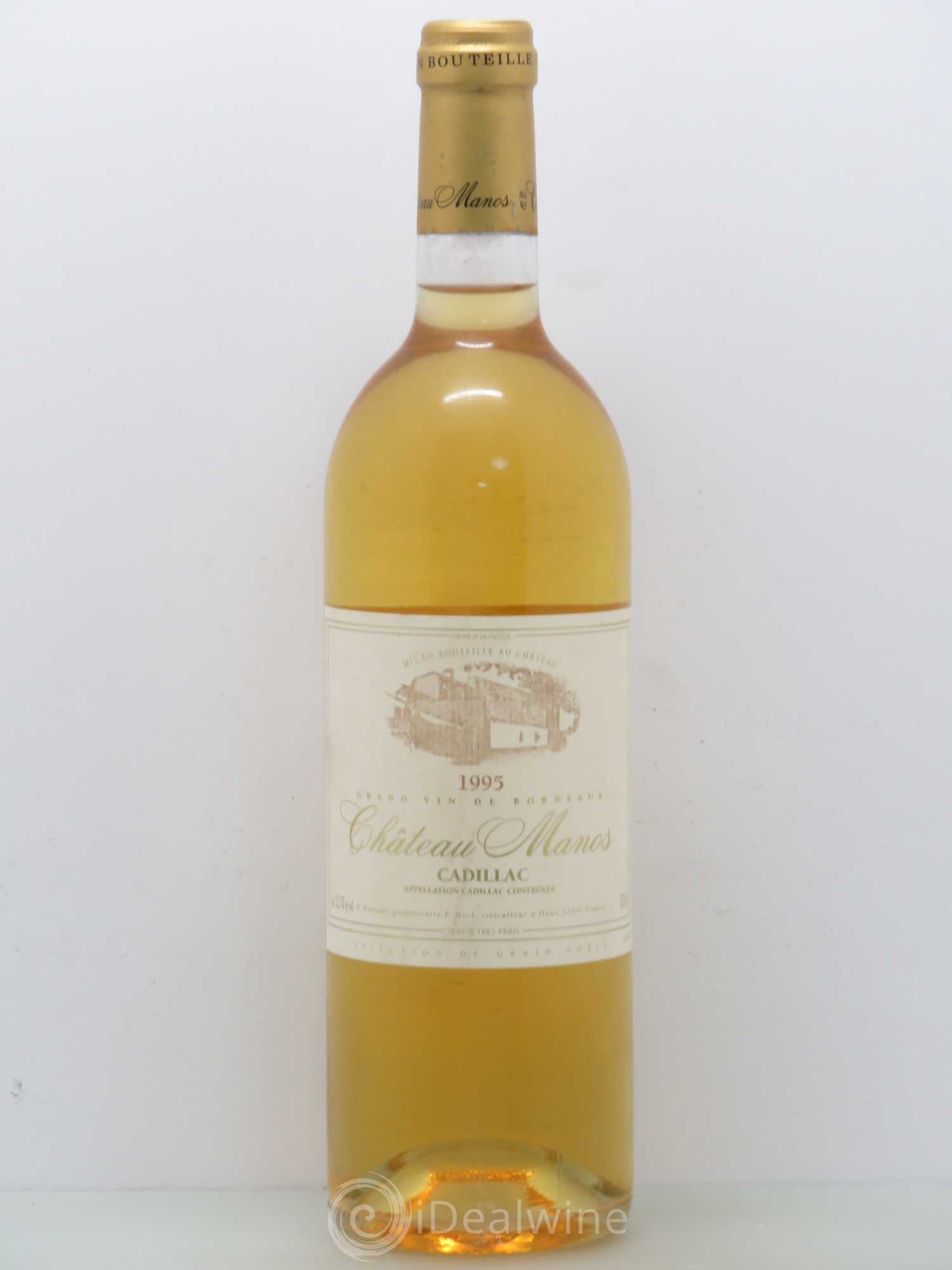 Cadillac Château Manos Sélection de grains nobles (sans prix de reserve) 1995 - Posten von 1 Flasche - 0