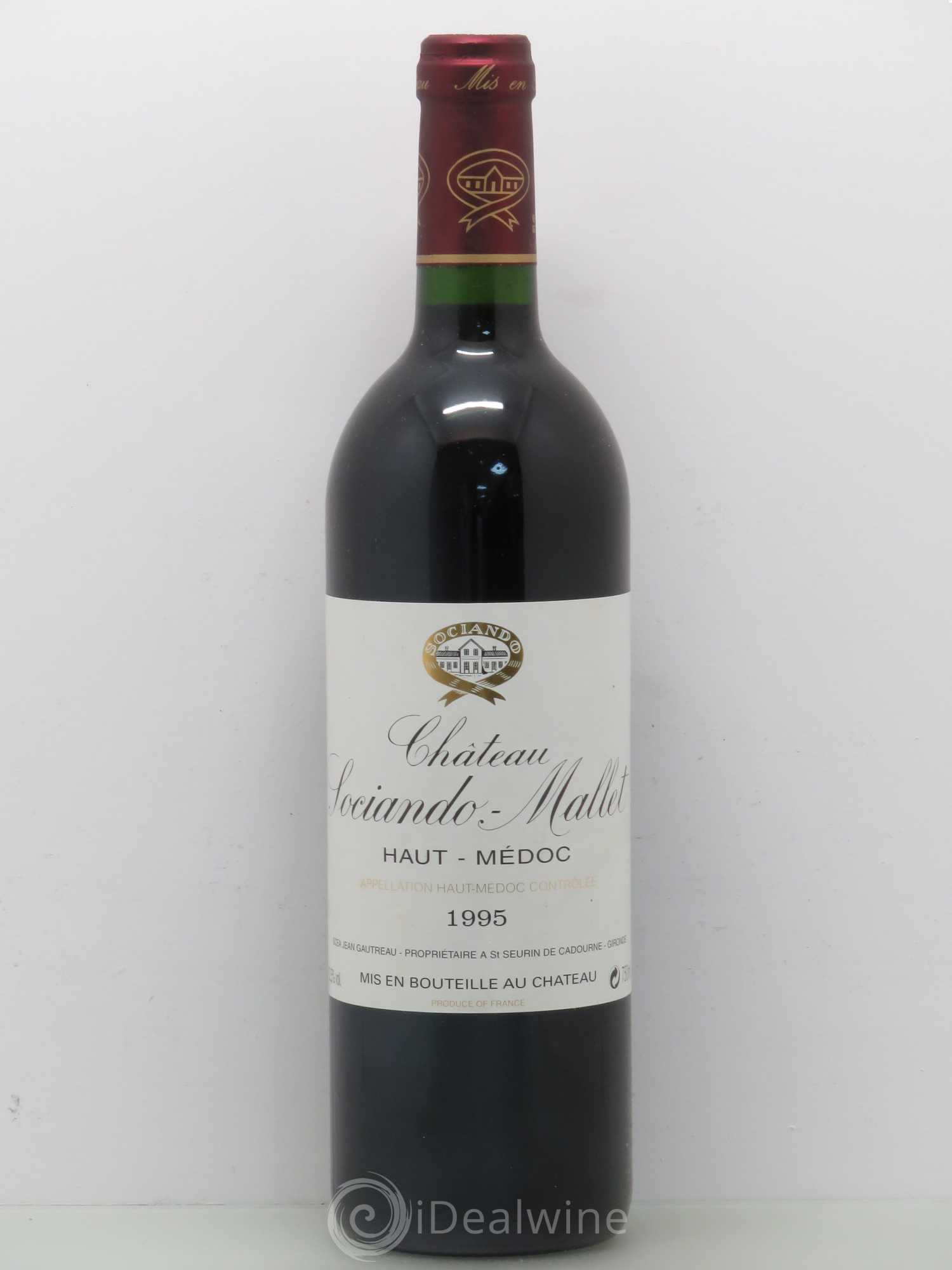 Château Sociando Mallet 1995 - Posten von 1 Flasche - 0
