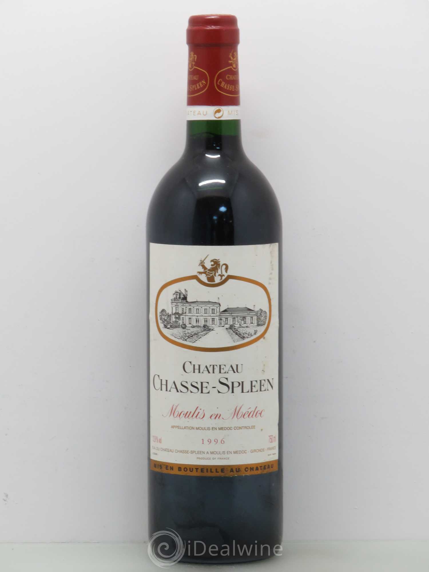 Château Chasse Spleen 1996 - Posten von 1 Flasche - 0
