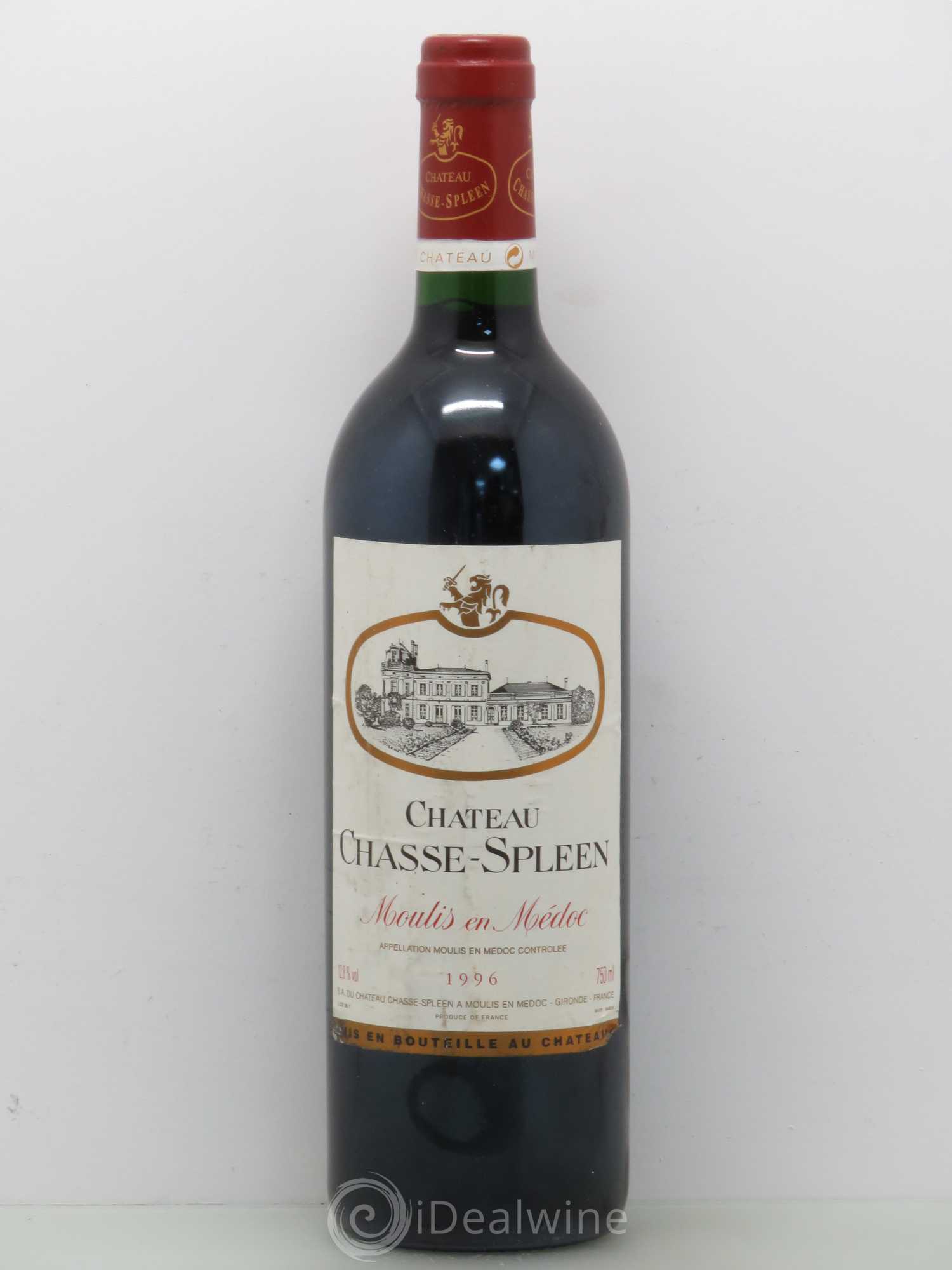 Château Chasse Spleen 1996 - Posten von 1 Flasche - 0