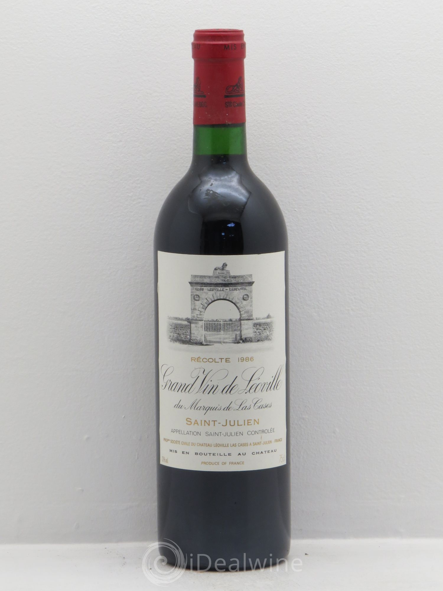 Château Léoville Las Cases 2ème Grand Cru Classé 1986 - Lot de 1 bouteille - 0