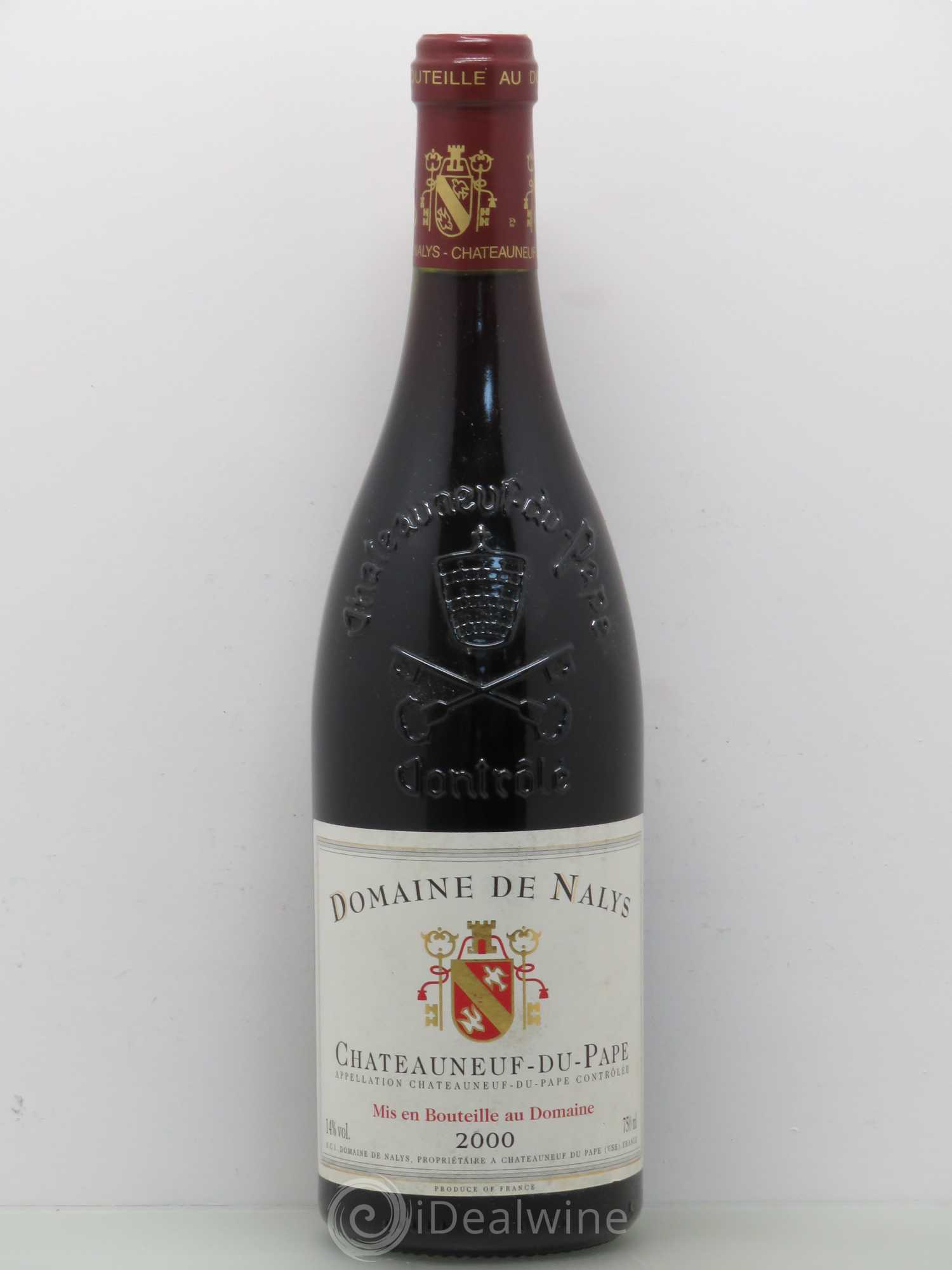 Châteauneuf-du-Pape Château de Nalys 2000 - Posten von 1 Flasche - 0