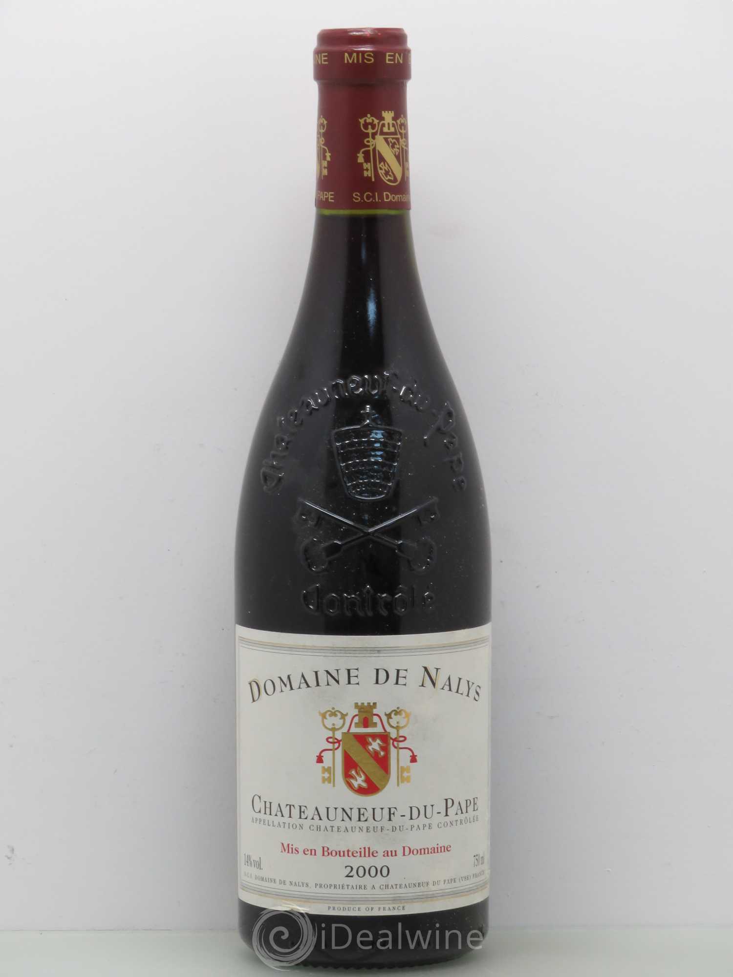 Châteauneuf-du-Pape Château de Nalys 2000 - Posten von 1 Flasche - 0