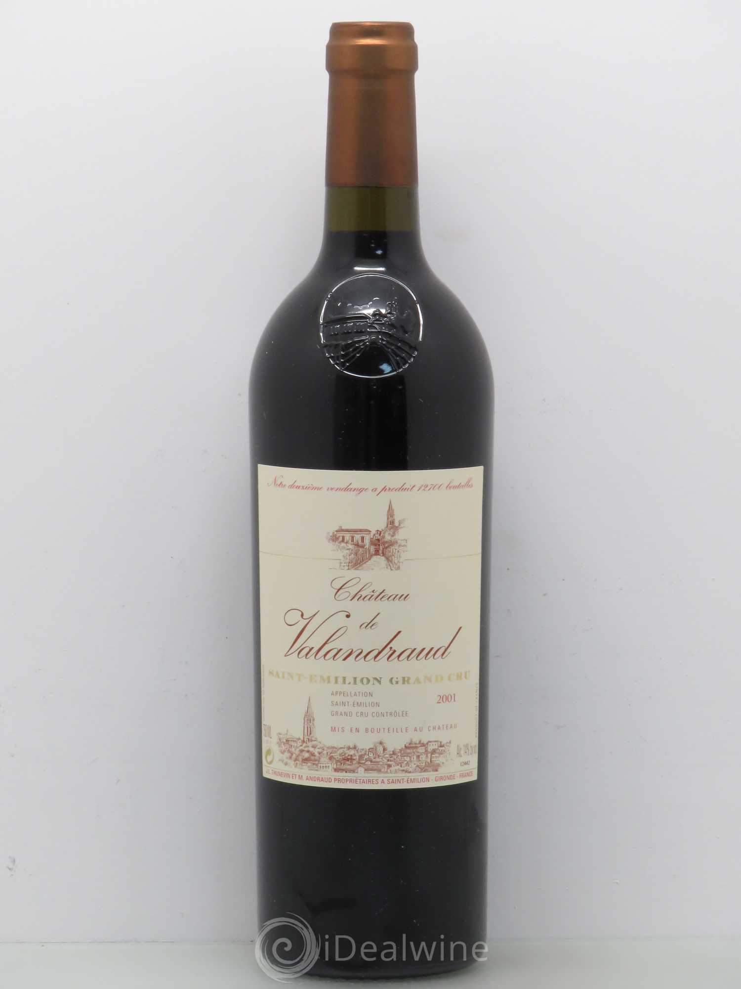 Château de Valandraud 2001 - Posten von 1 Flasche - 0