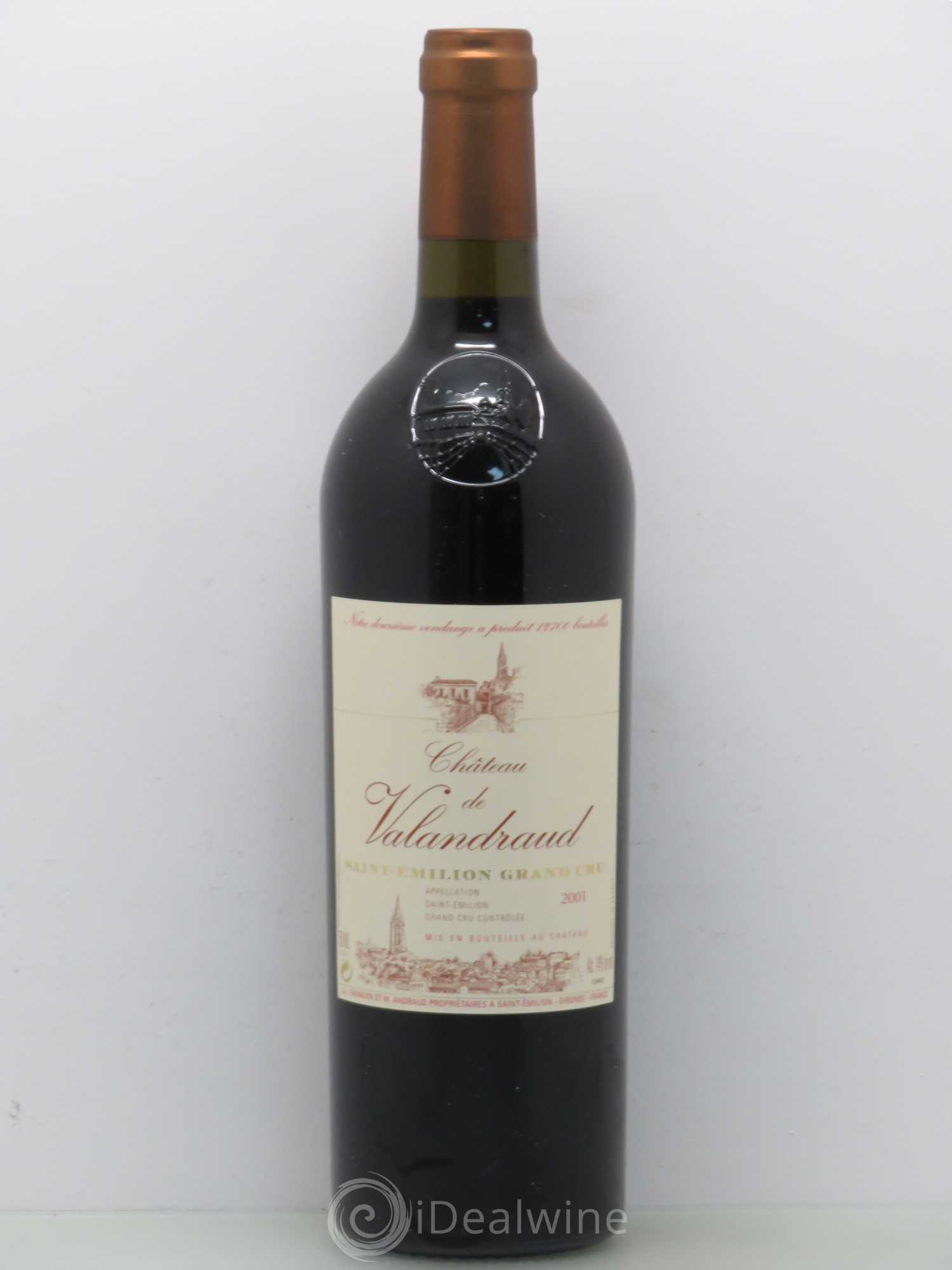 Château de Valandraud 2001 - Posten von 1 Flasche - 0