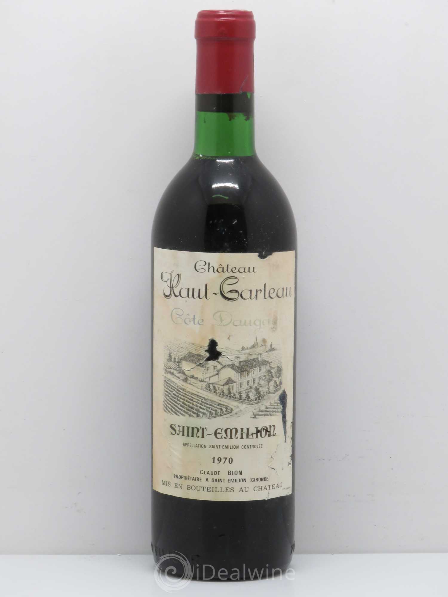 Saint-Émilion Château Haut-Carteau Côte Daugay 1970 - Posten von 1 Flasche - 0