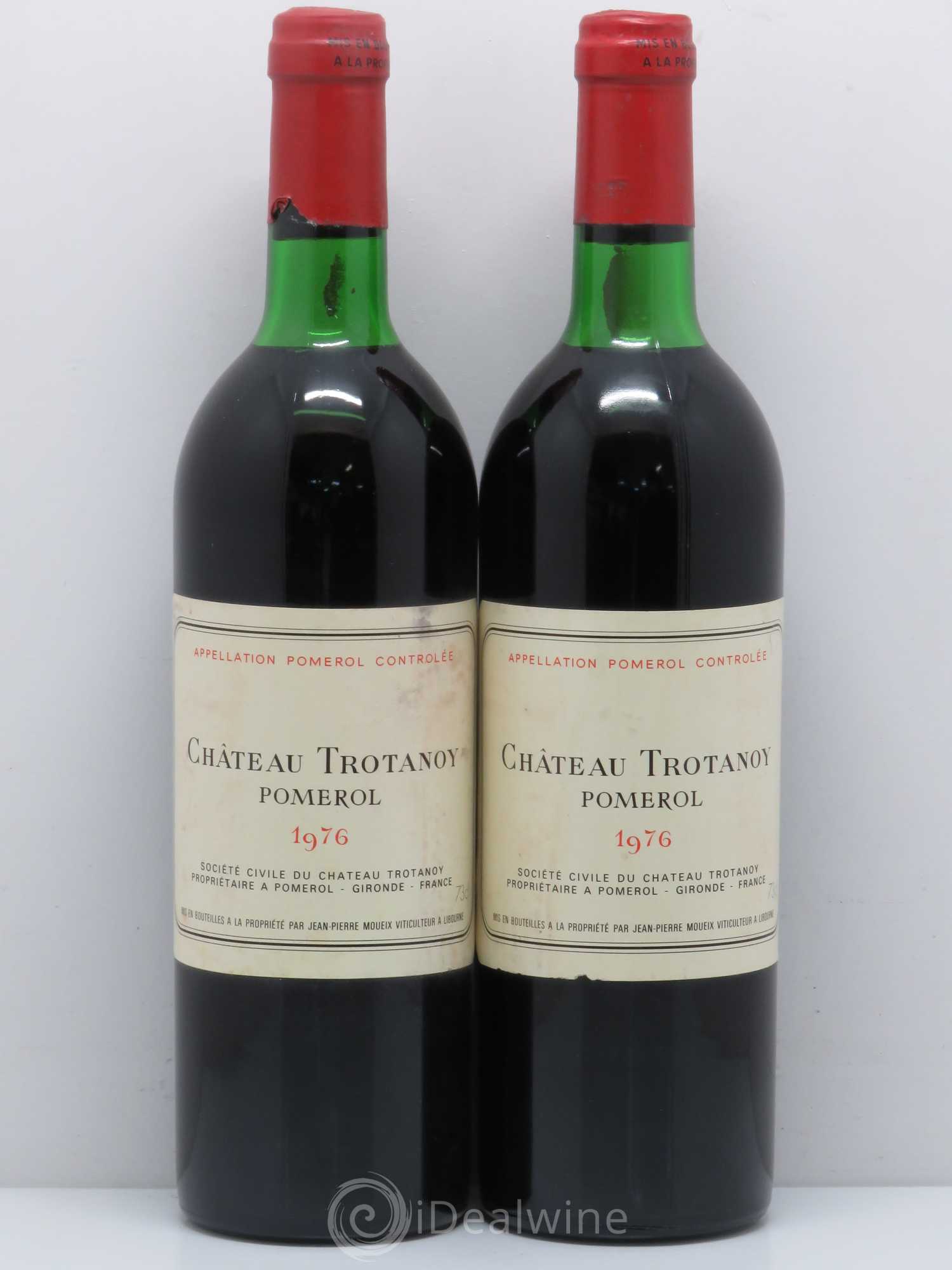 Château Trotanoy 1976 - Lot de 2 bouteilles - 0