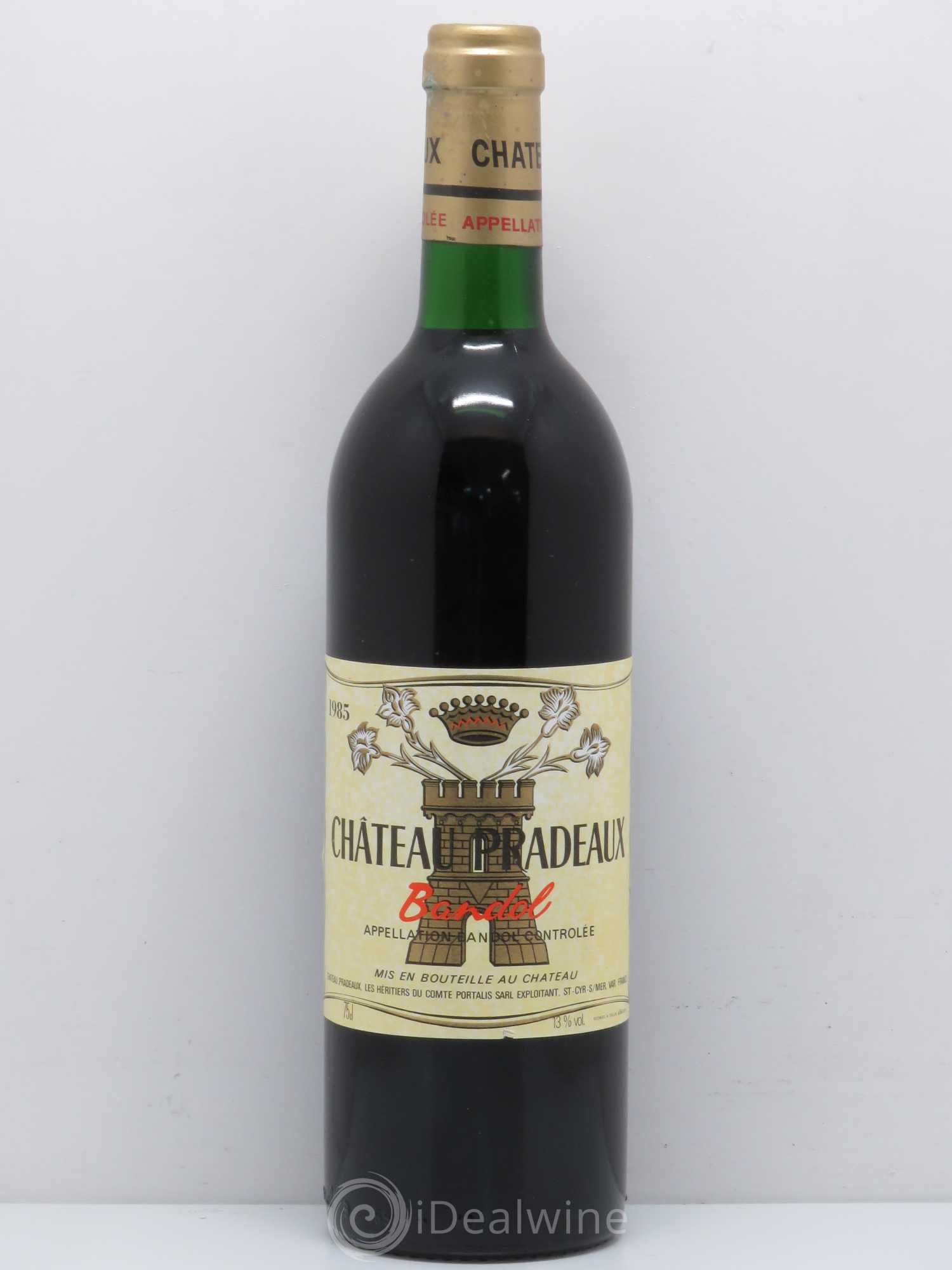 Bandol Château Pradeaux Famille Portalis 1985 - Lot de 1 bouteille - 0