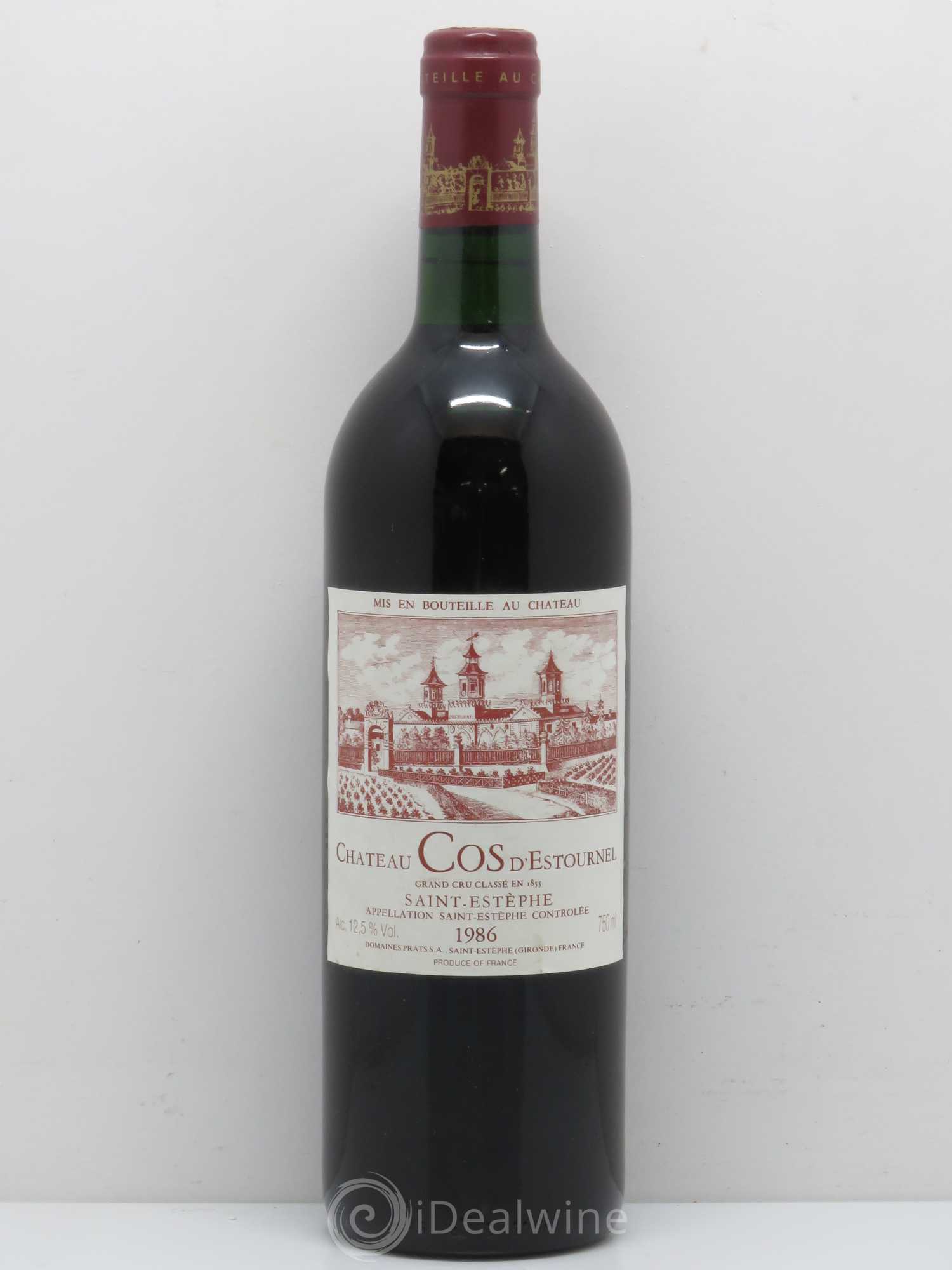 Cos d'Estournel 2ème Grand Cru Classé 1986 - Lot de 1 bouteille - 0