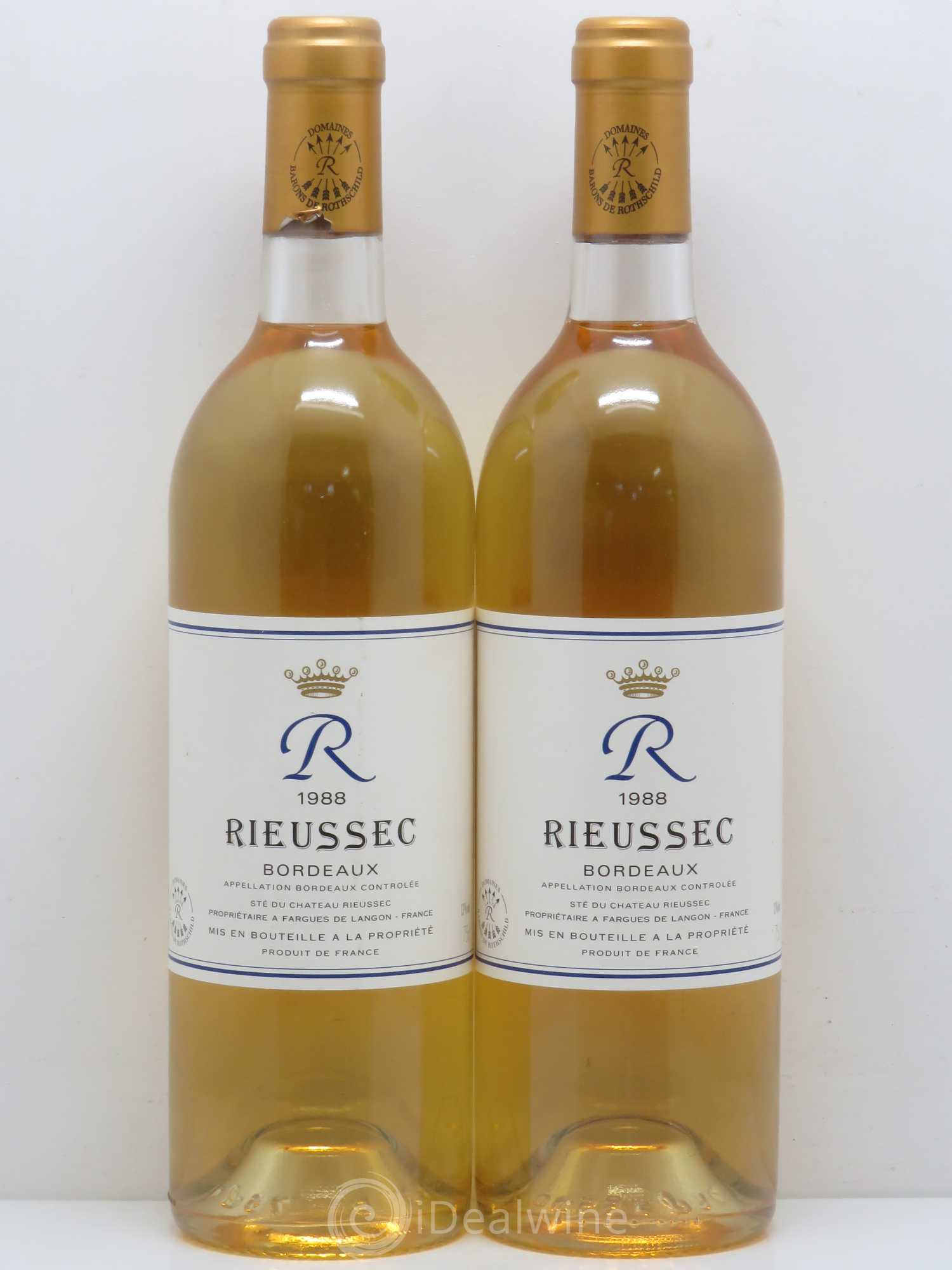 R de Rieussec 1988 - Lotto di 2 bottiglie - 0