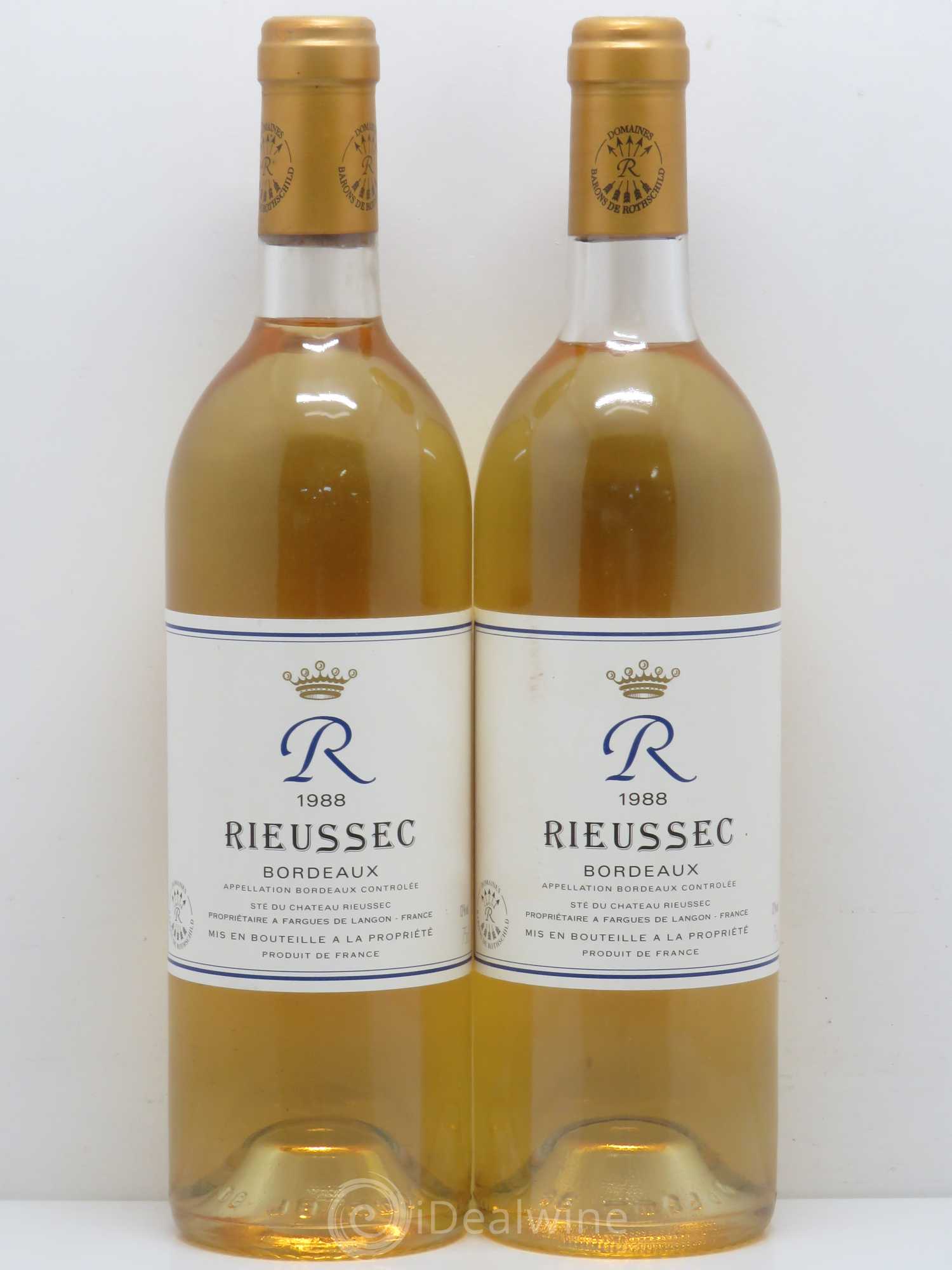 R de Rieussec 1988 - Lotto di 2 bottiglie - 0