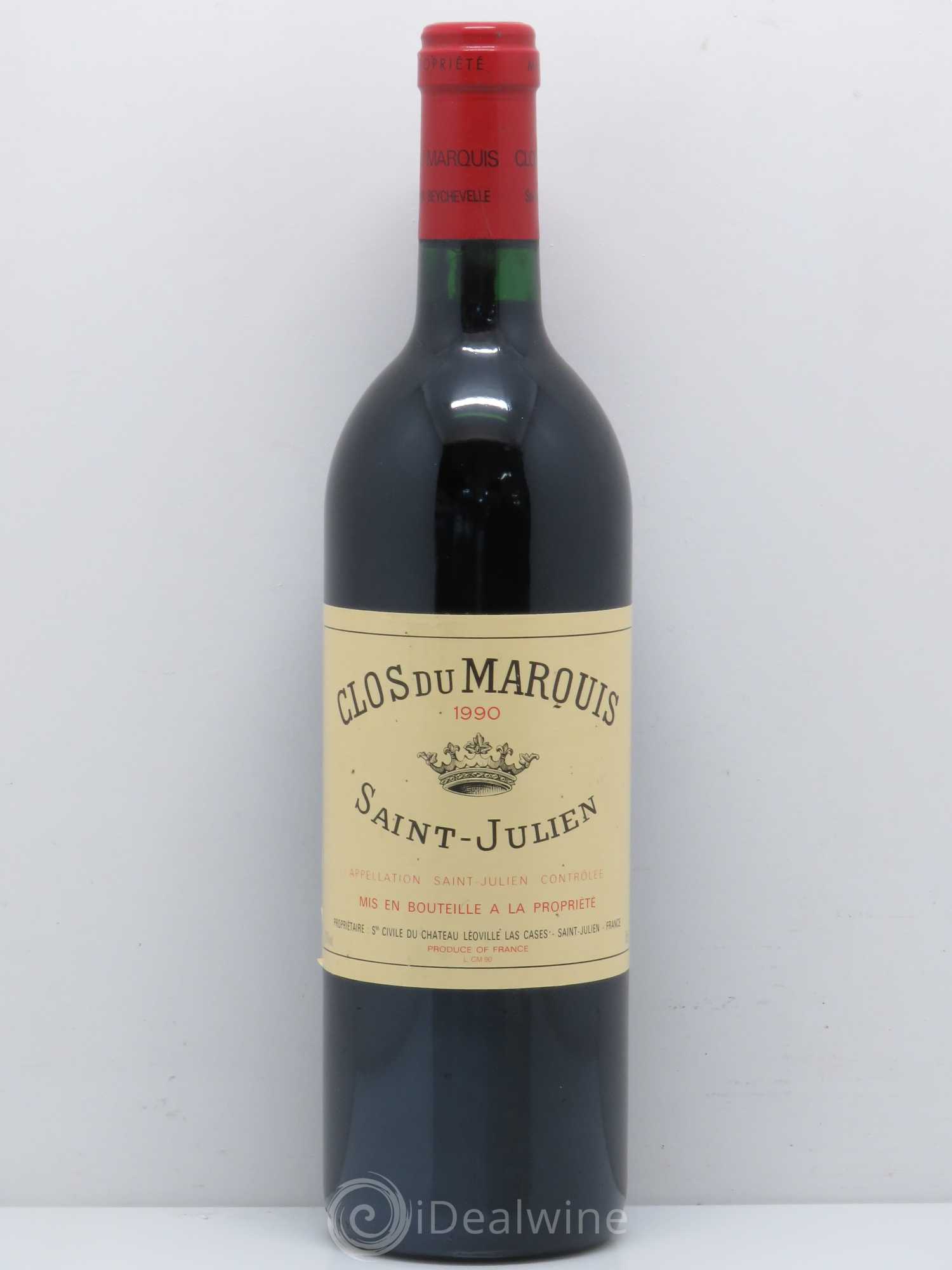 Clos du Marquis 1990 - Lot de 1 bouteille - 0