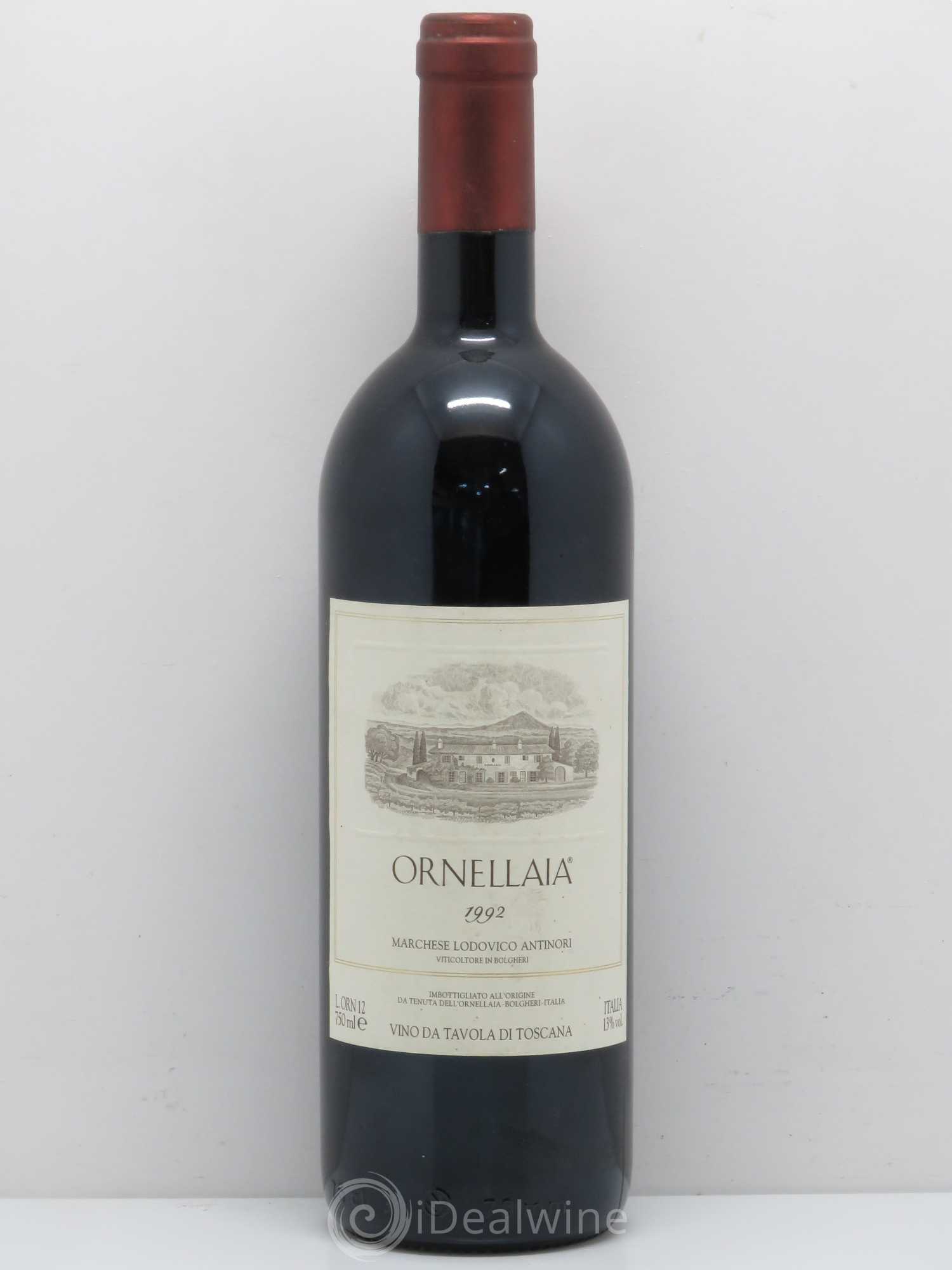 Italie Ornellaia Vino Da Tavola di Toscana 1992 - Posten von 1 Flasche - 0