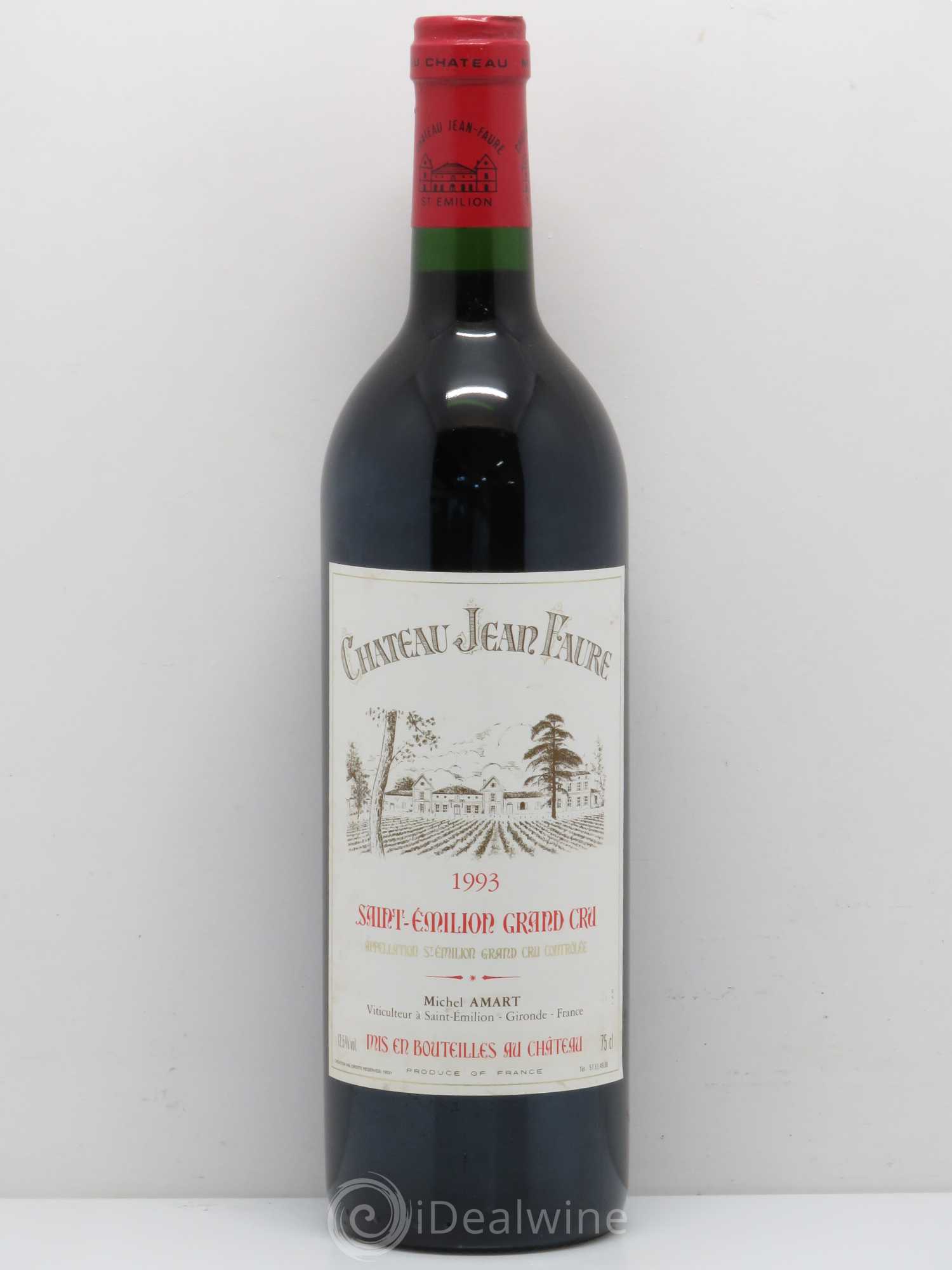 Château Jean Faure Grand Cru Classé 1993 - Lot de 1 bouteille - 0