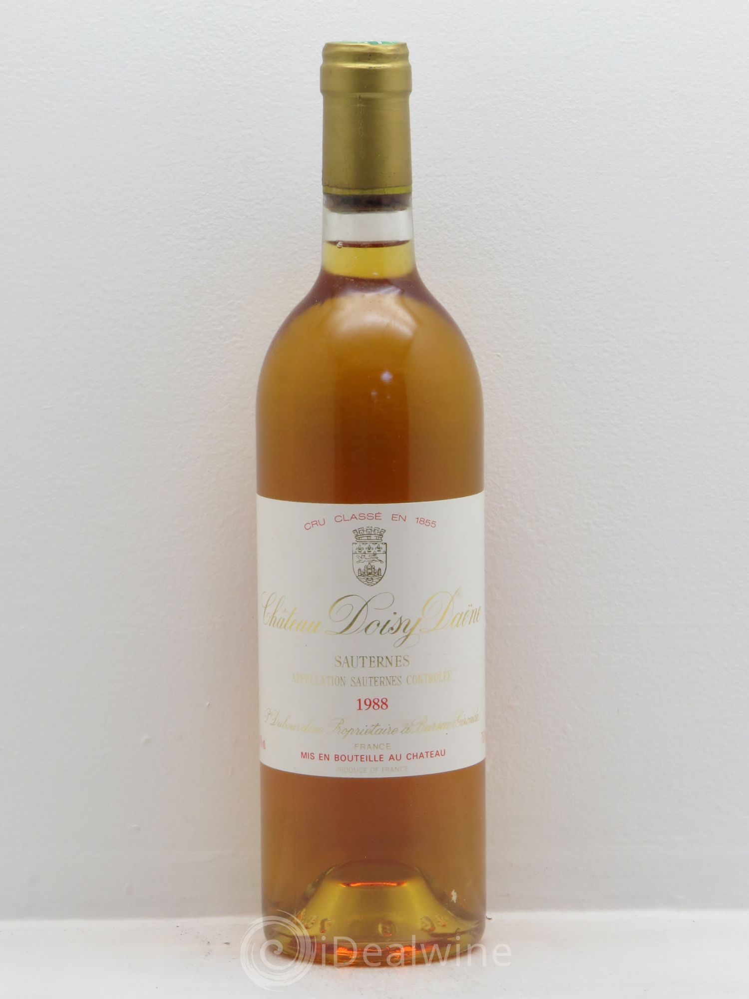 Château Doisy Daëne 2ème Grand Cru Classé (senza prezzo di riserva) 1988 - Lotto di 1 bottiglia - 0