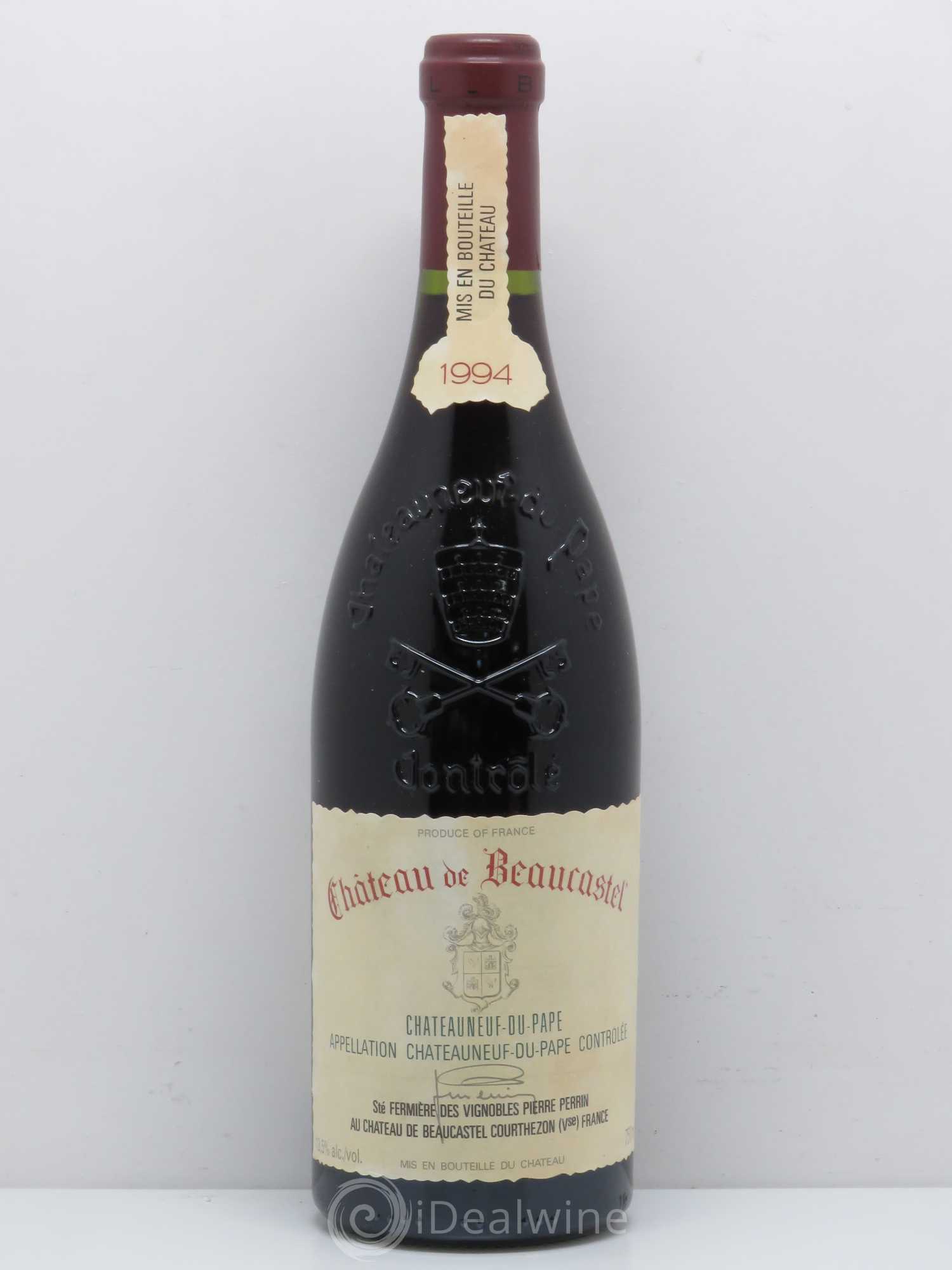 Châteauneuf-du-Pape Château de Beaucastel Famille Perrin 1994 - Lot de 1 bouteille - 0