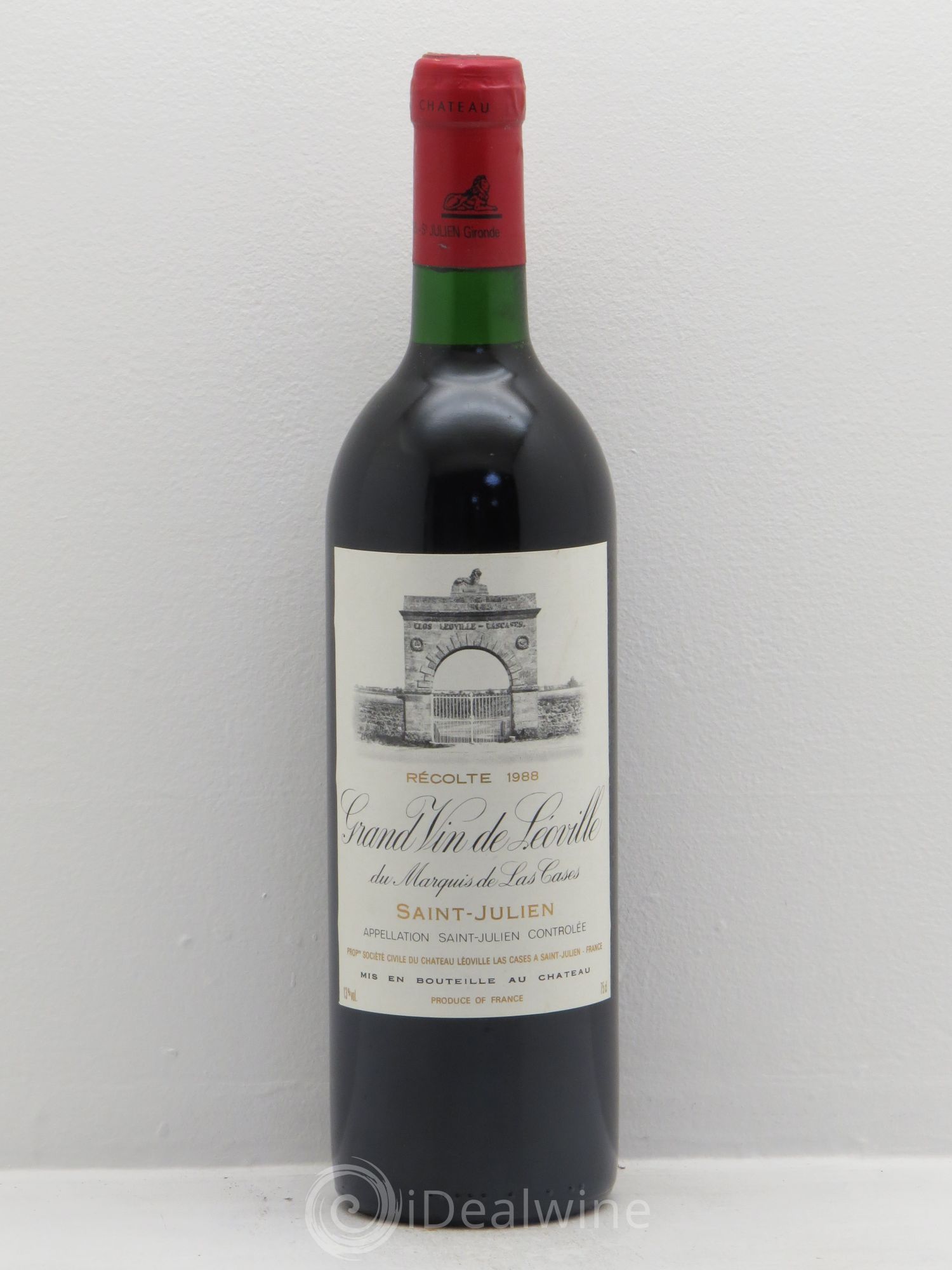 Château Léoville Las Cases 2ème Grand Cru Classé (sans prix de réserve) 1988 - Lot de 1 bouteille - 0