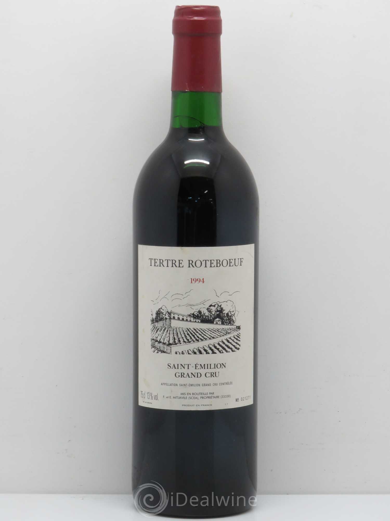 Château Tertre Roteboeuf 1994 - Posten von 1 Flasche - 0