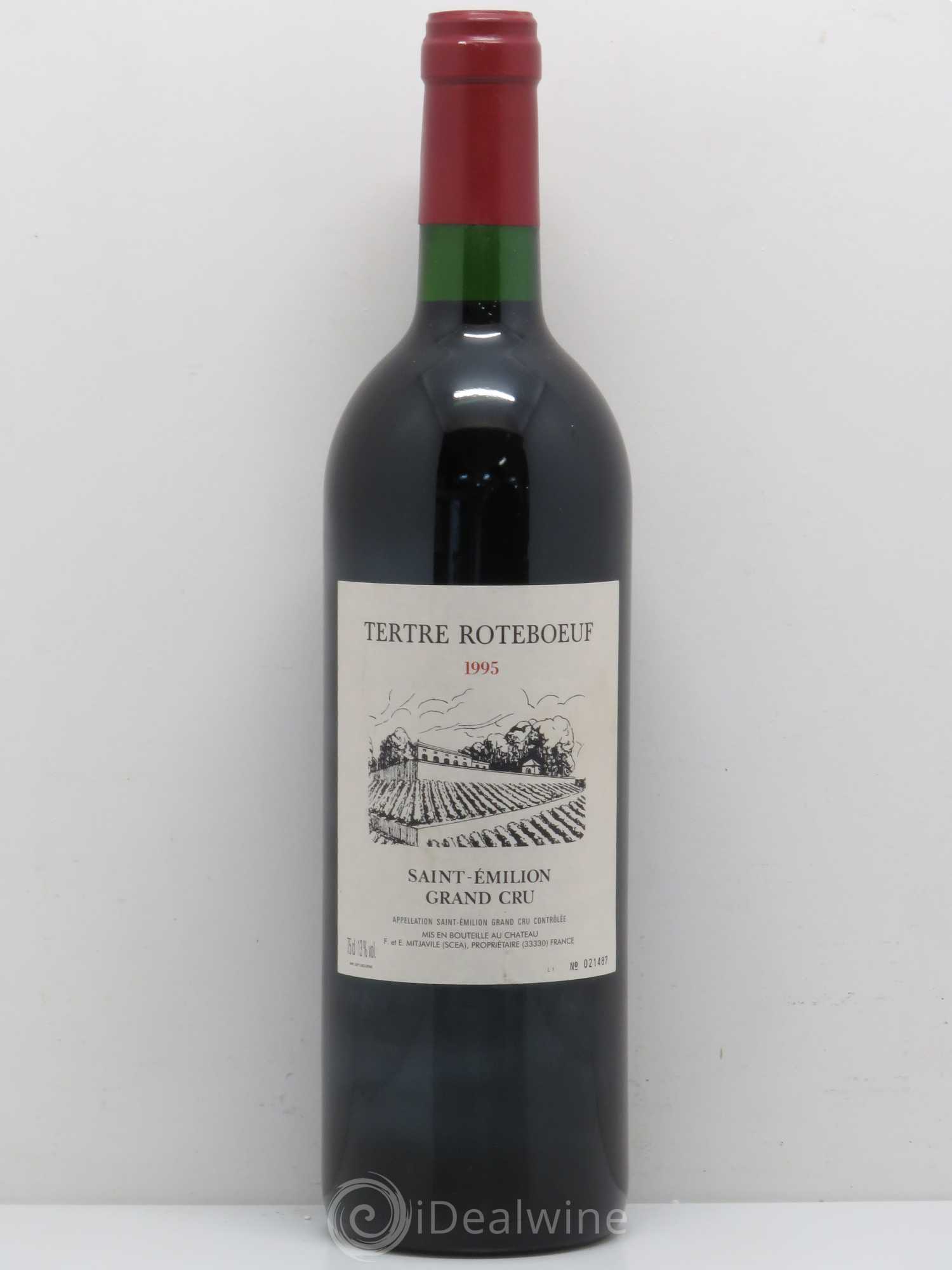 Château Tertre Roteboeuf 1995 - Lot de 1 bouteille - 0