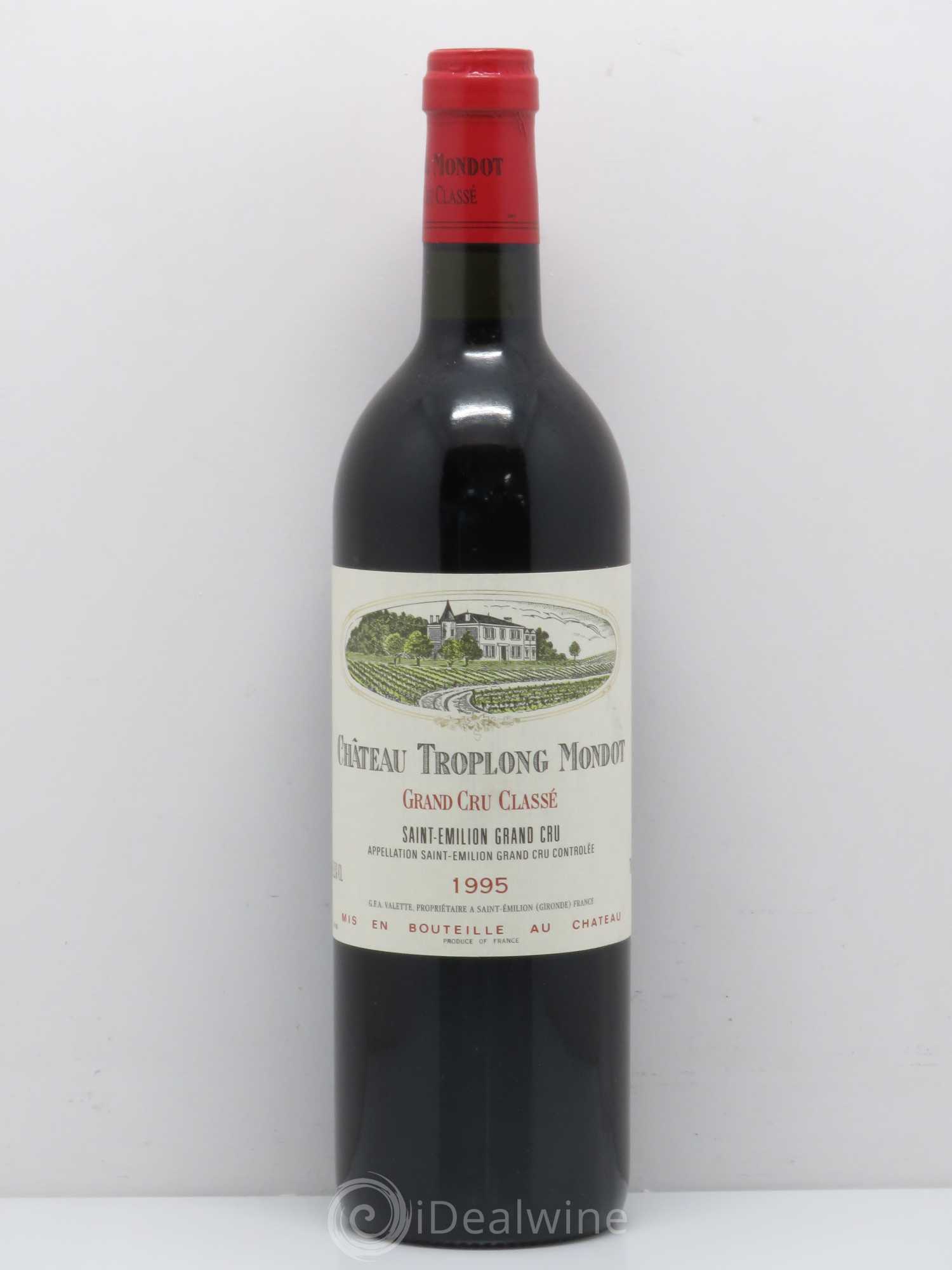 Château Troplong Mondot 1er Grand Cru Classé B 1995 - Lot de 1 bouteille - 0